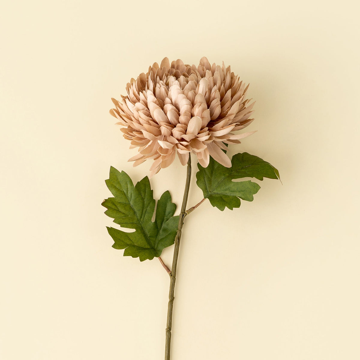 Tige de chrysanthème artificiel rose poudré