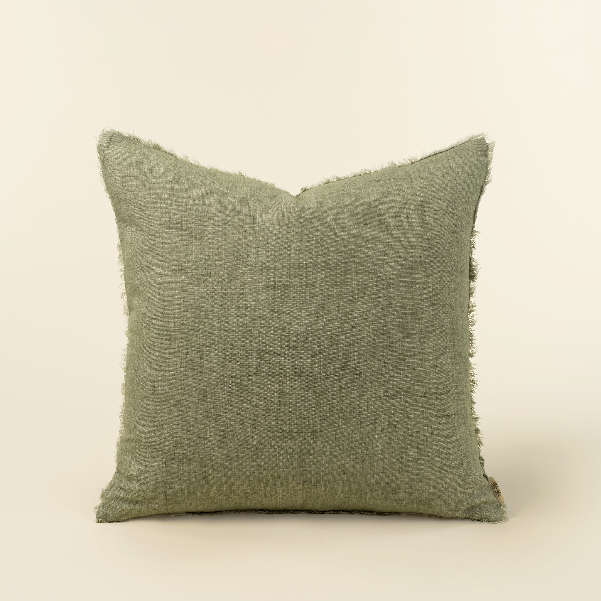 Coussin décoratif en lin Lina céleri-rave 20x20
