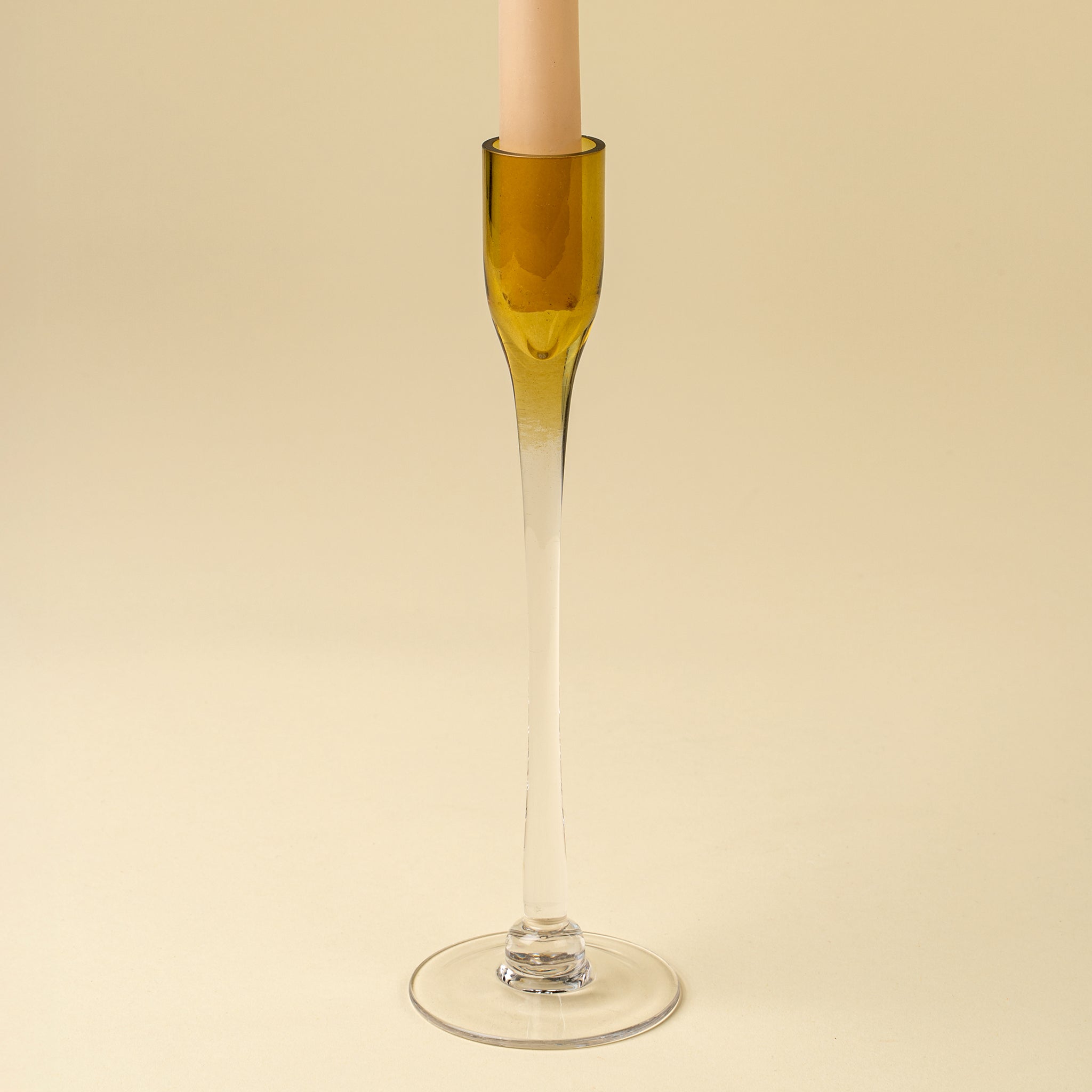 Chandelier en verre Clara | Grand format | Ambre