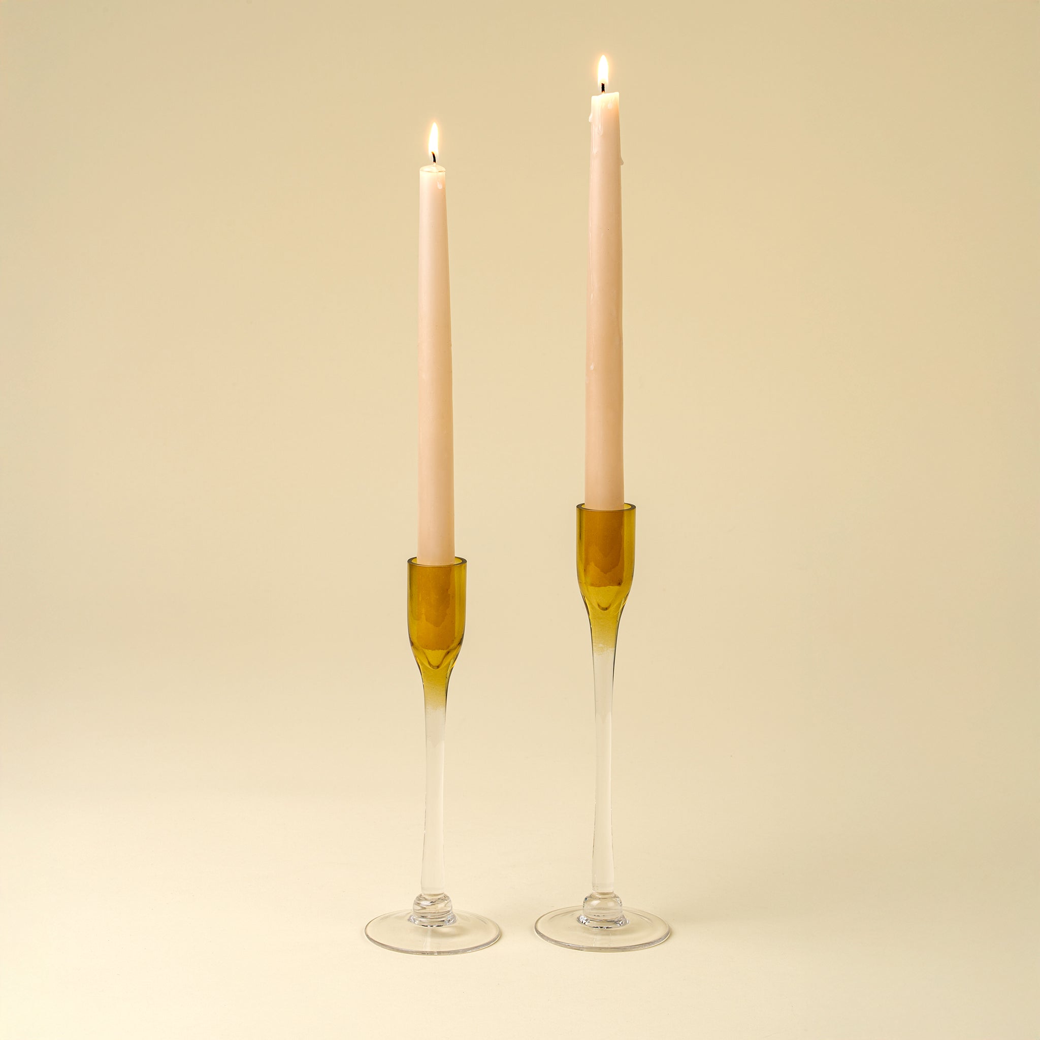 Chandelier en verre Clara | Grand format | Ambre