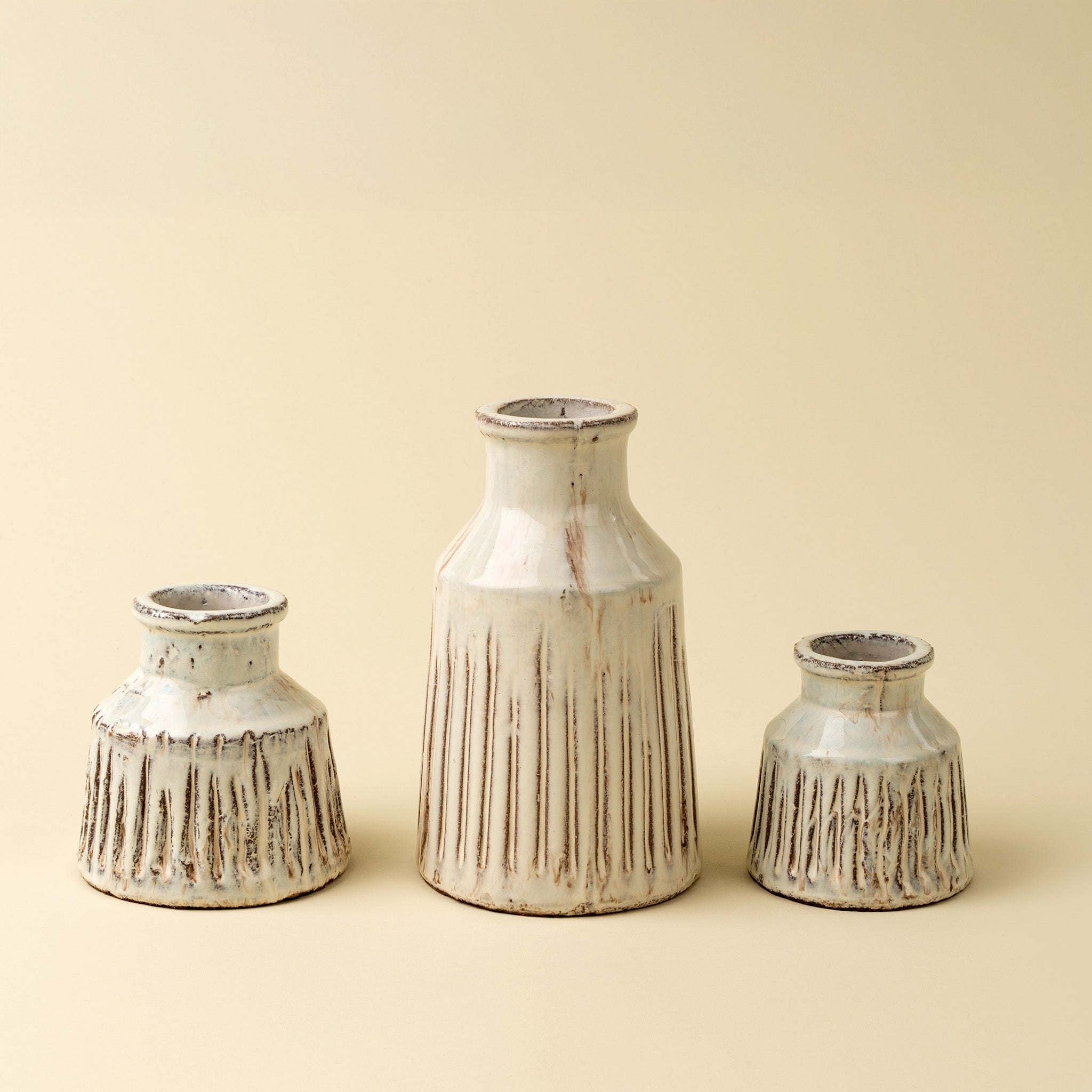 Vase décoratif Padme en terracotta | Fait à la main | Petit format