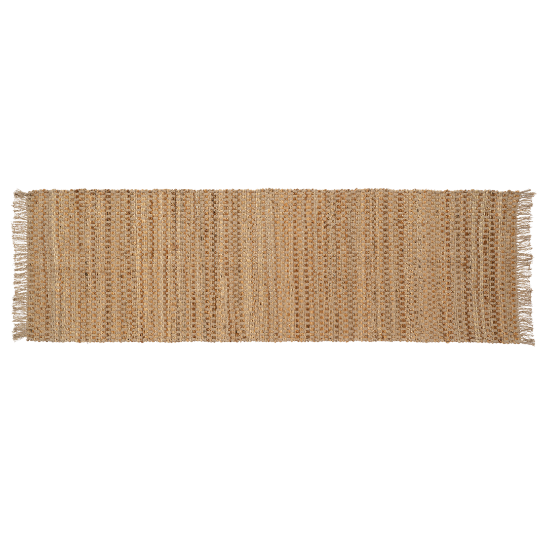 Tapis Calypso en jute naturelle | 76 x 244 cm | Tressé à la main