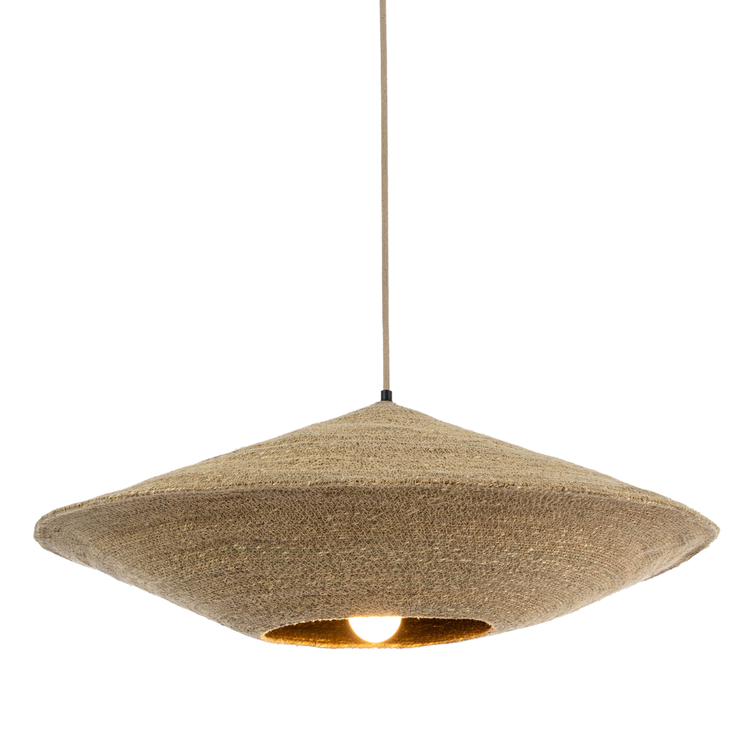 Suspension Nest | Grand format | Fait main en herbe marine tressée