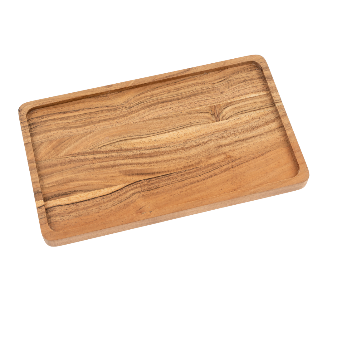 Plateau rectangulaire Heritage | Petit format | Bois d’acacia durable