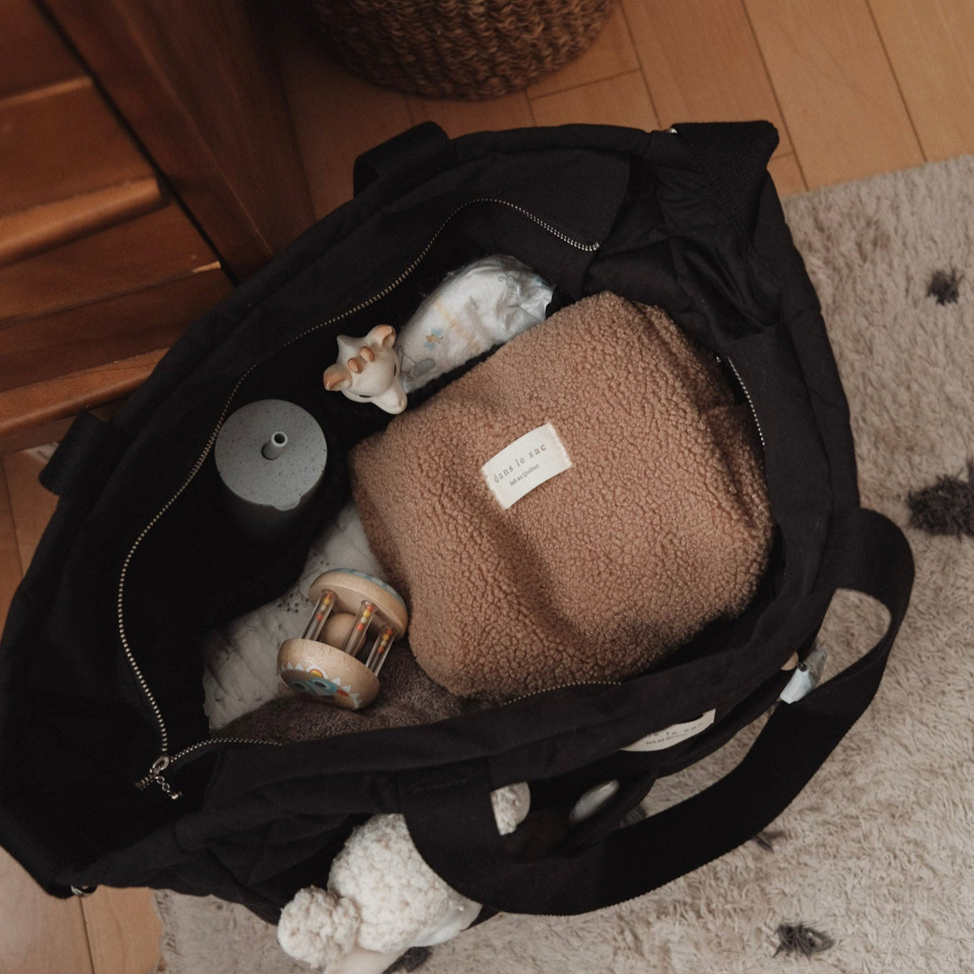 Sac à couches pratique et élégant pour parents | Dans le sac