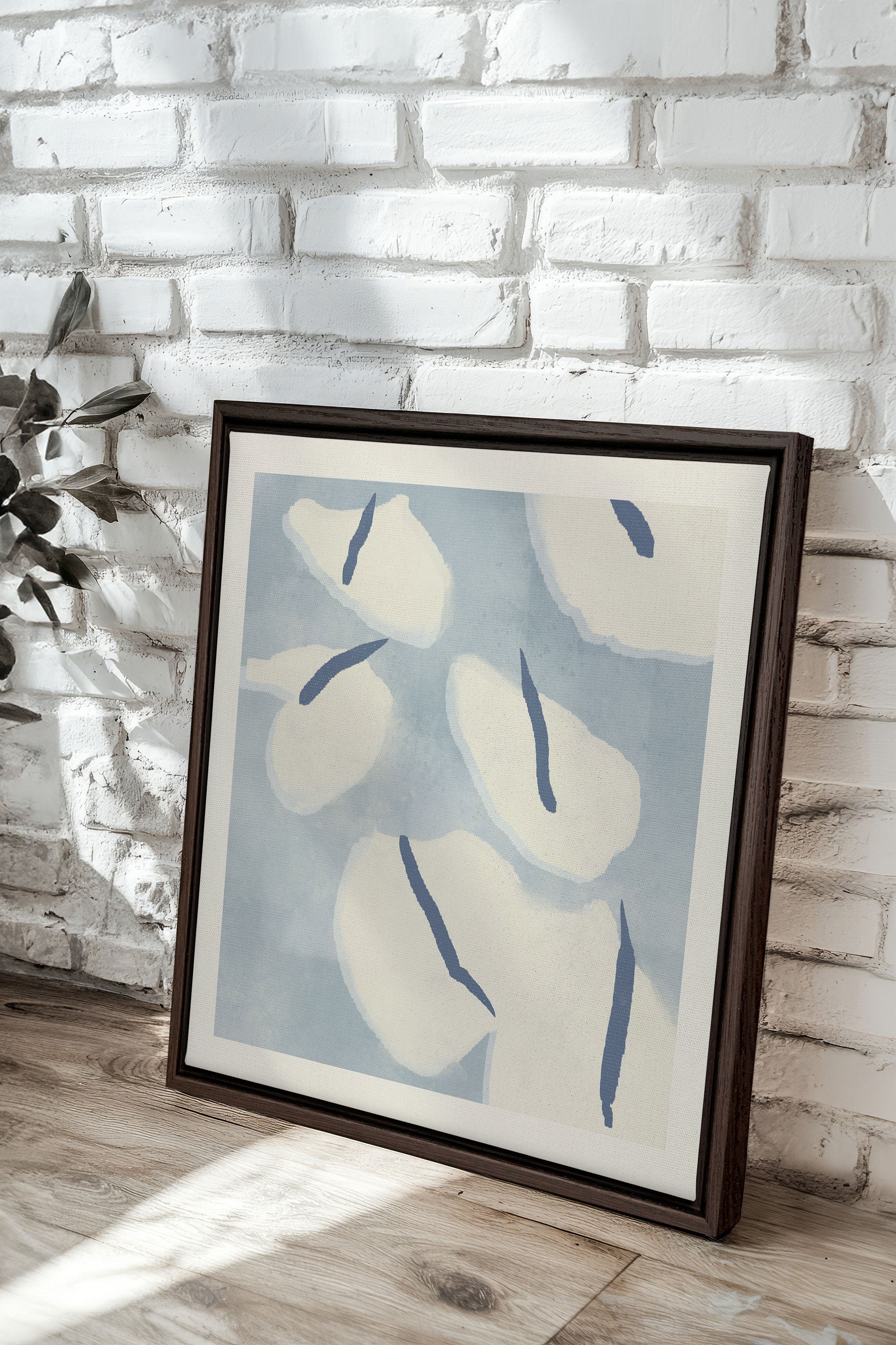 COTON MARINE, Oeuvre sur toile étirée