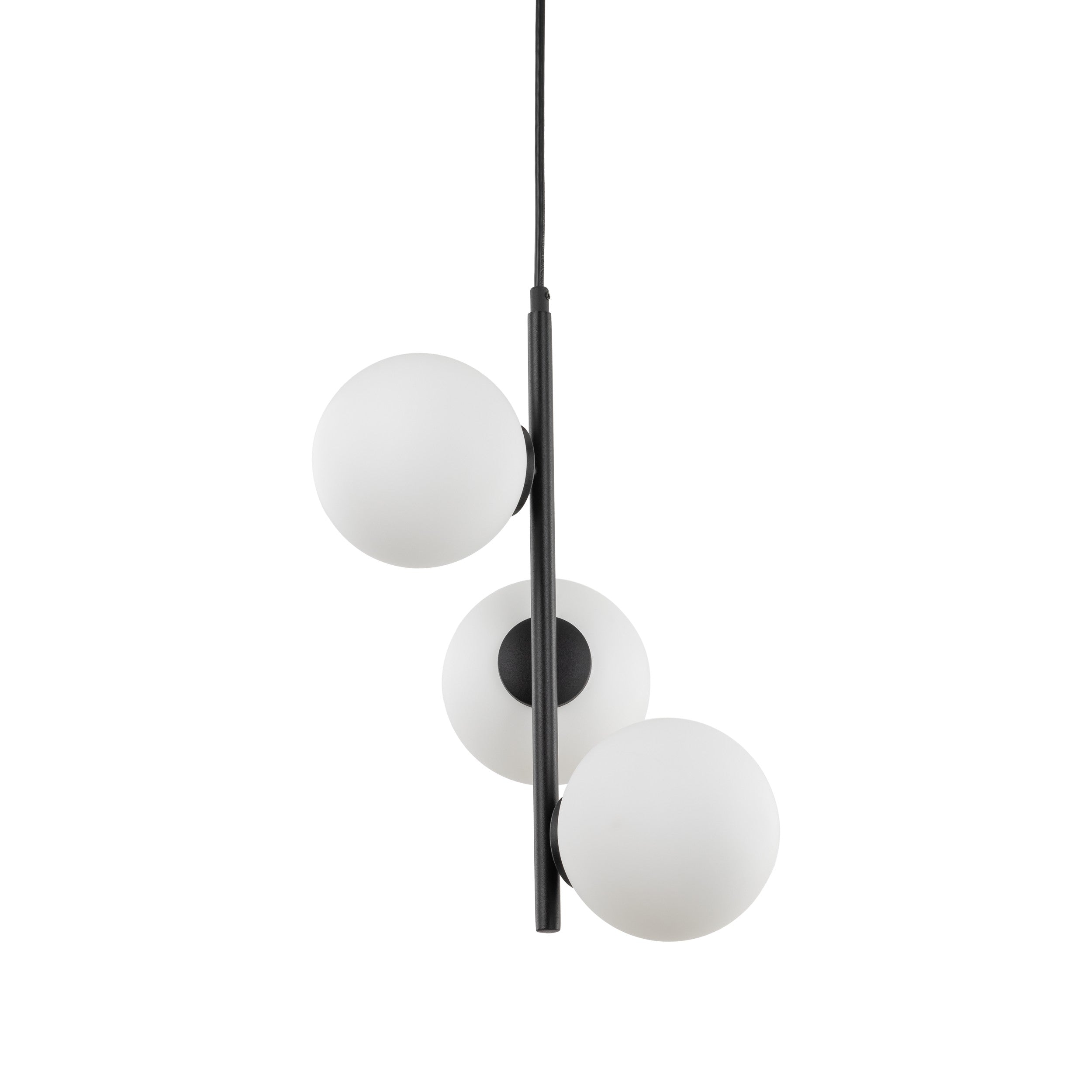 Lampe Suspendue ESTERA Scandinave 3 Lumières | Suspension Moderne en Verre et Métal