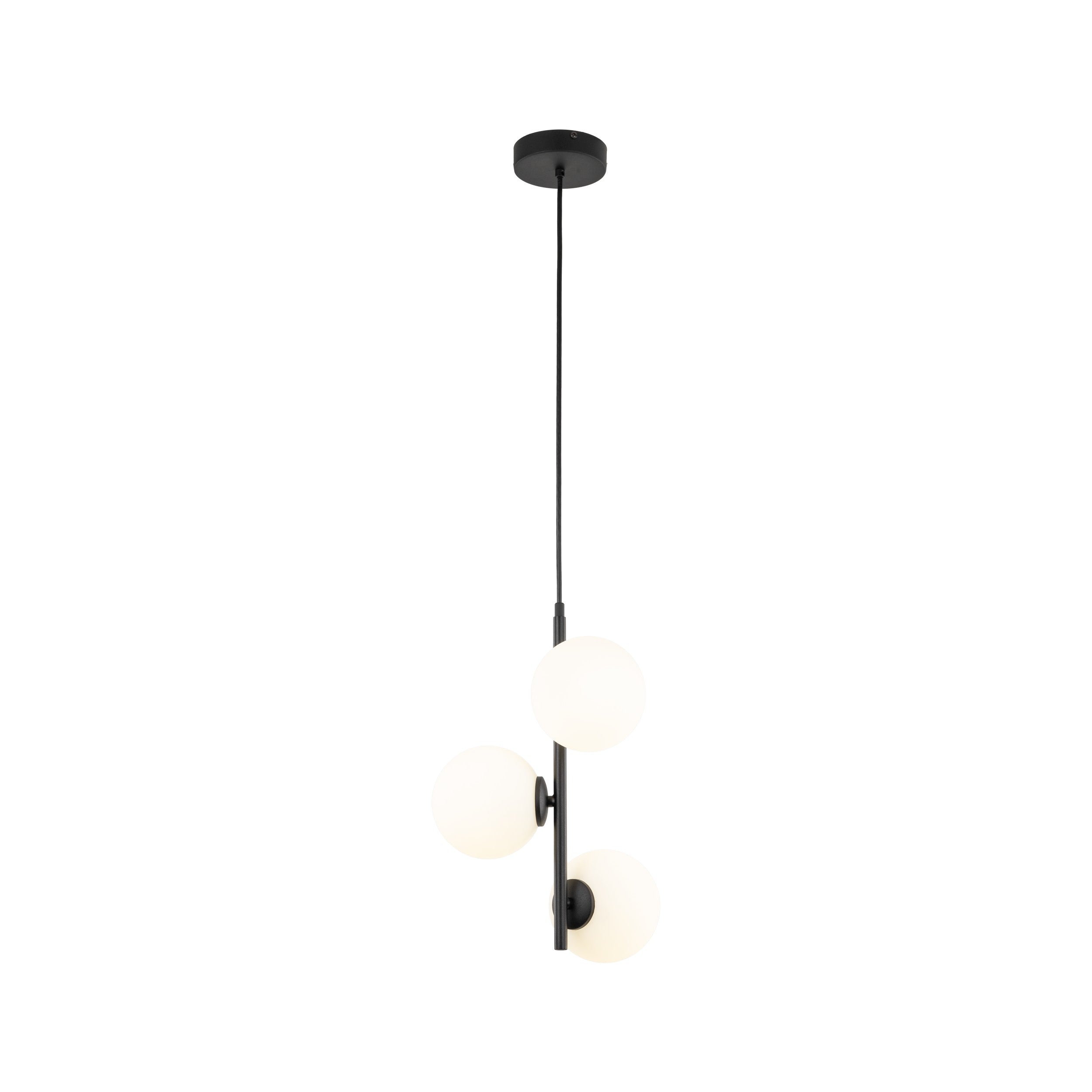 Lampe Suspendue ESTERA Scandinave 3 Lumières | Suspension Moderne en Verre et Métal