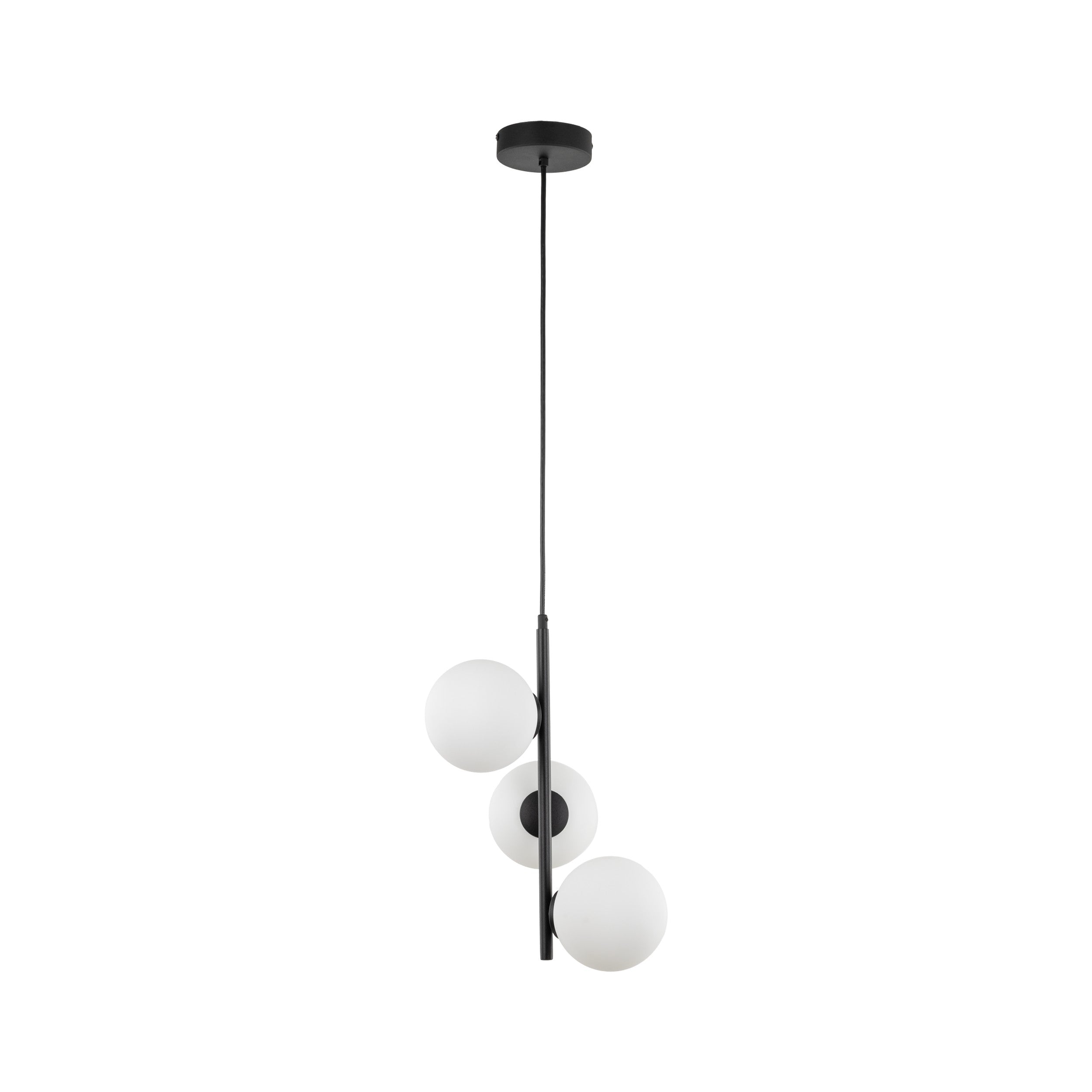 Lampe Suspendue ESTERA Scandinave 3 Lumières | Suspension Moderne en Verre et Métal