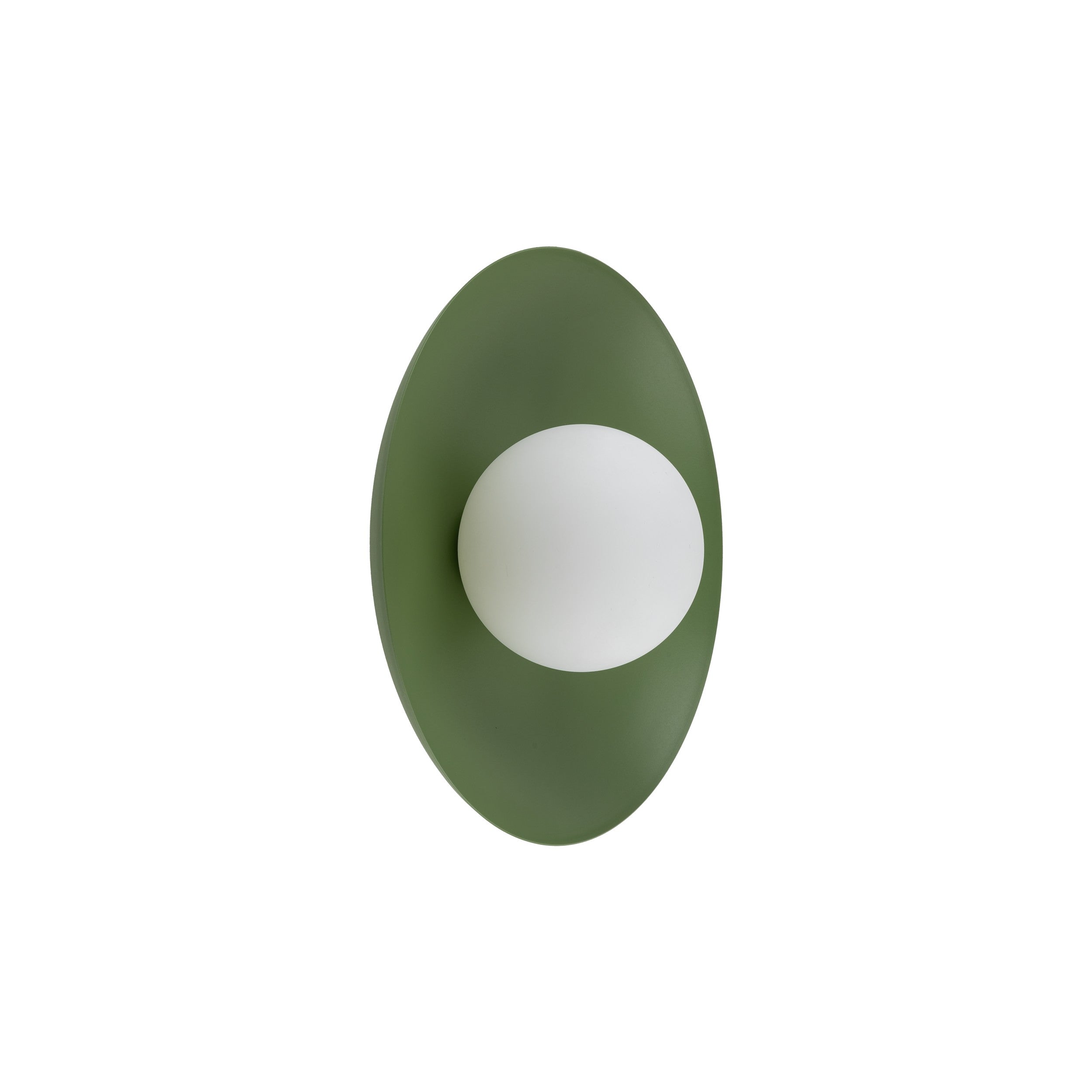 Applique Murale Scandinave SLATE | Métal Peint et Verre Opalin