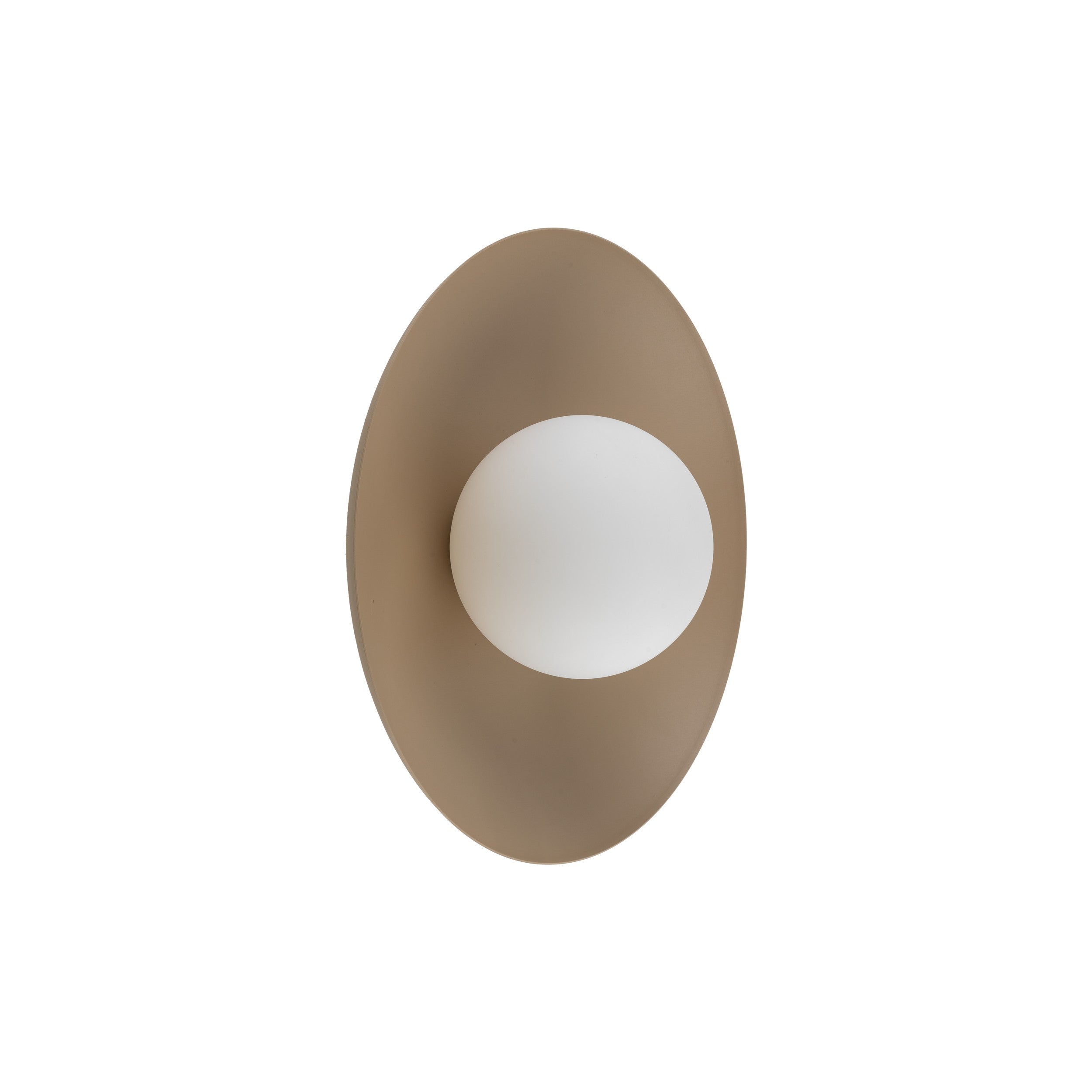 Applique Murale Scandinave SLATE | Métal Peint et Verre Opalin