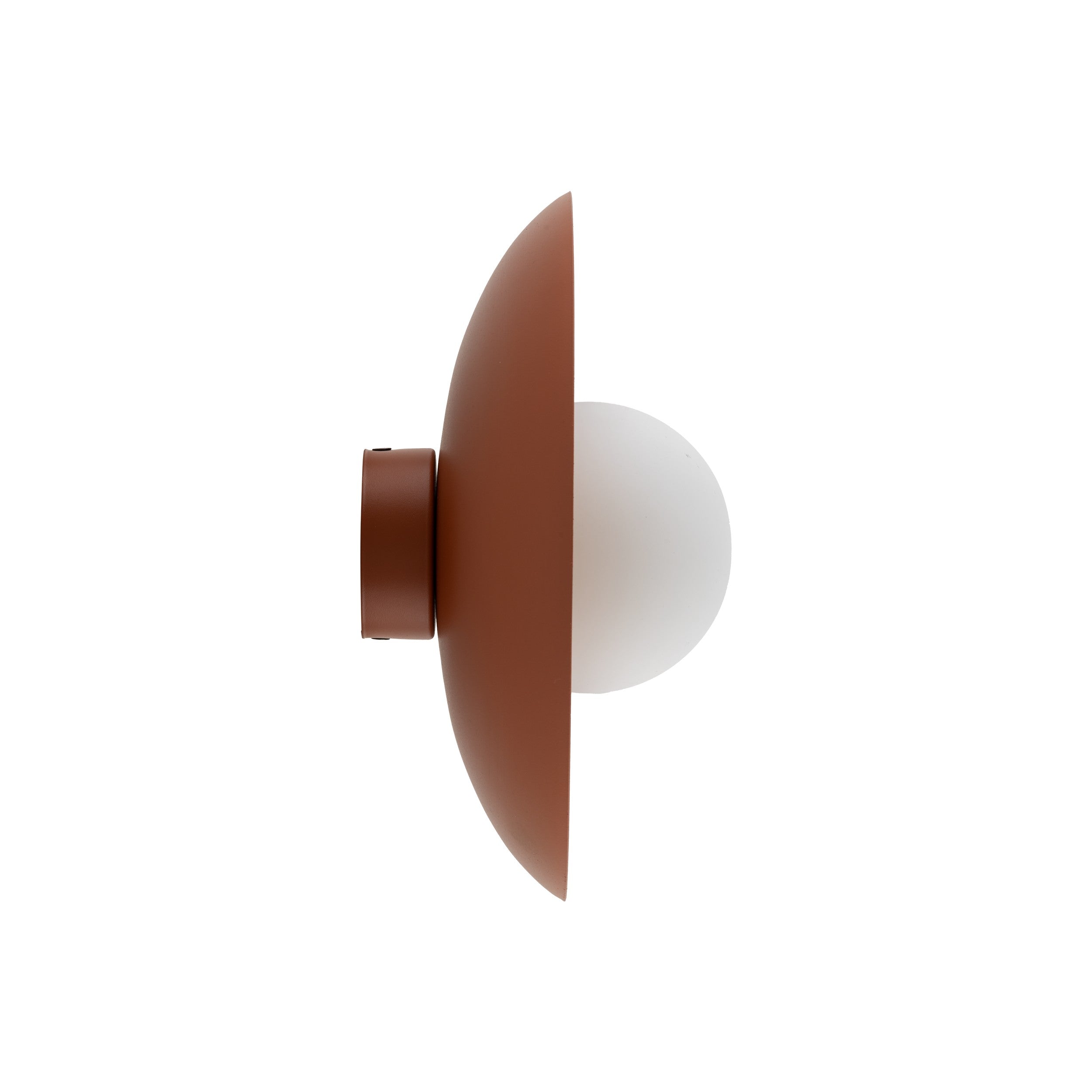 Applique Murale Scandinave SLATE | Métal Peint et Verre Opalin