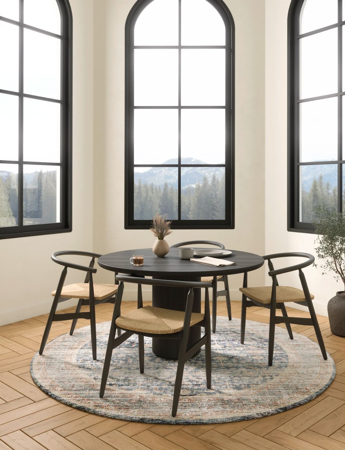 Tapis Davina – Bleu Marine Lagoon