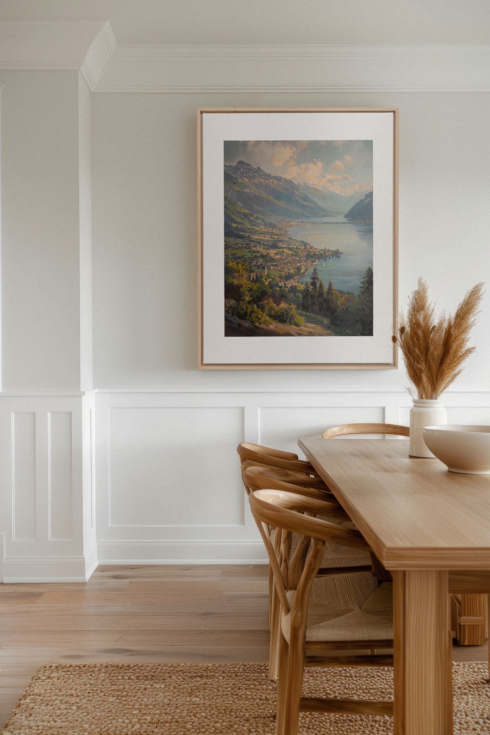 MOUNTAIN RETREAT, Oeuvre sur toile étirée