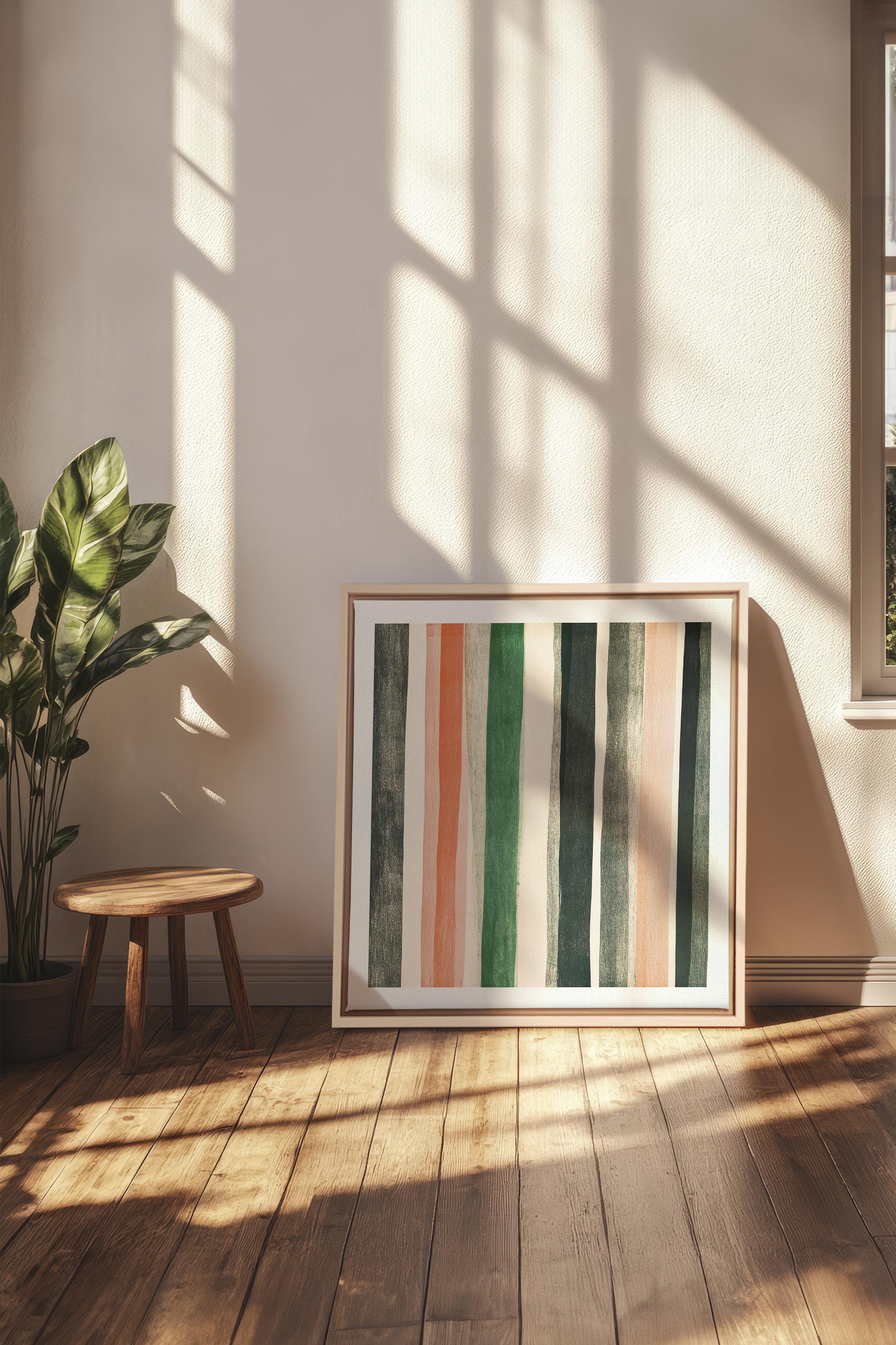 NATURAL LINES, Oeuvre sur toile étirée