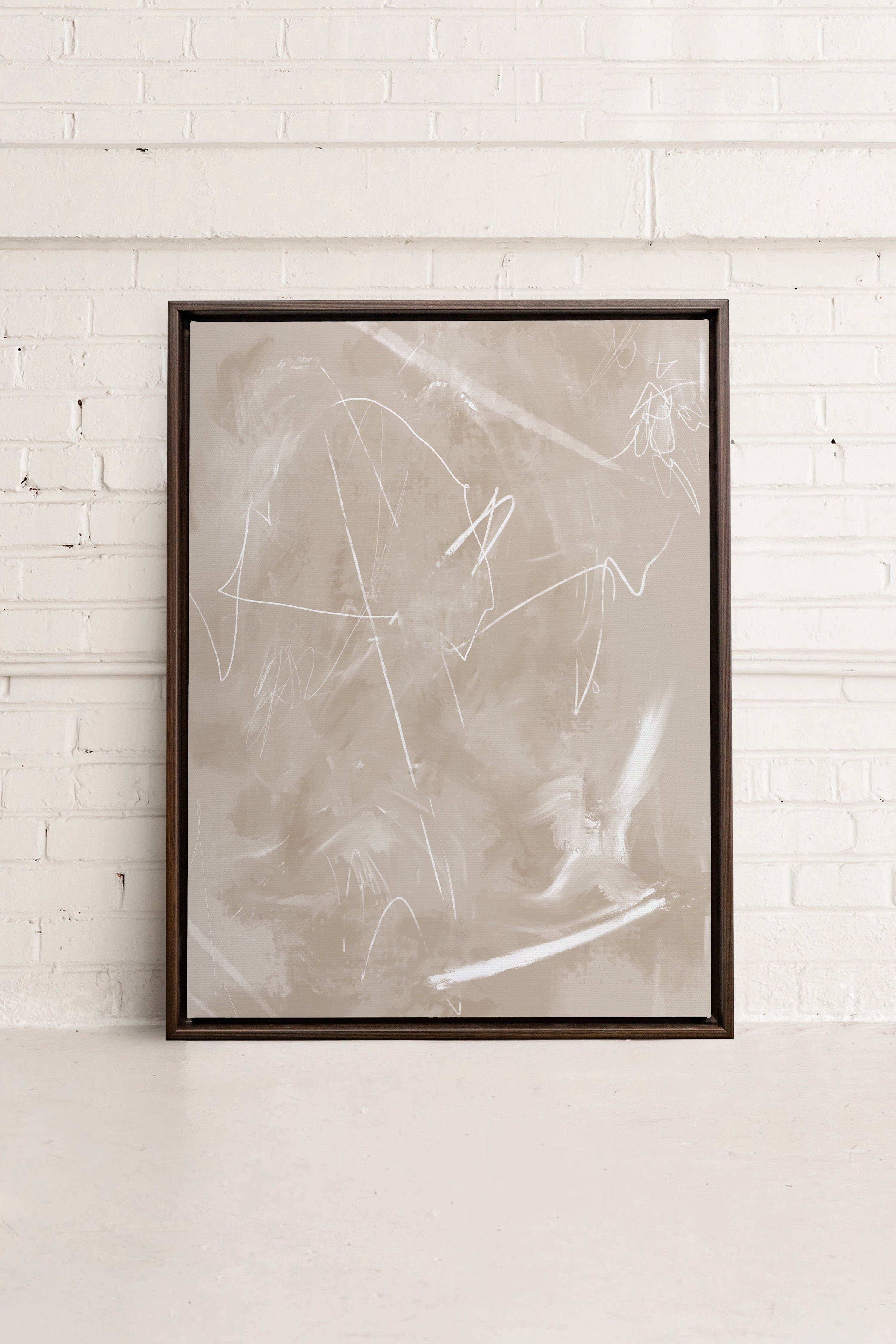 SABLE ÉTOILÉ, Oeuvre sur toile étirée