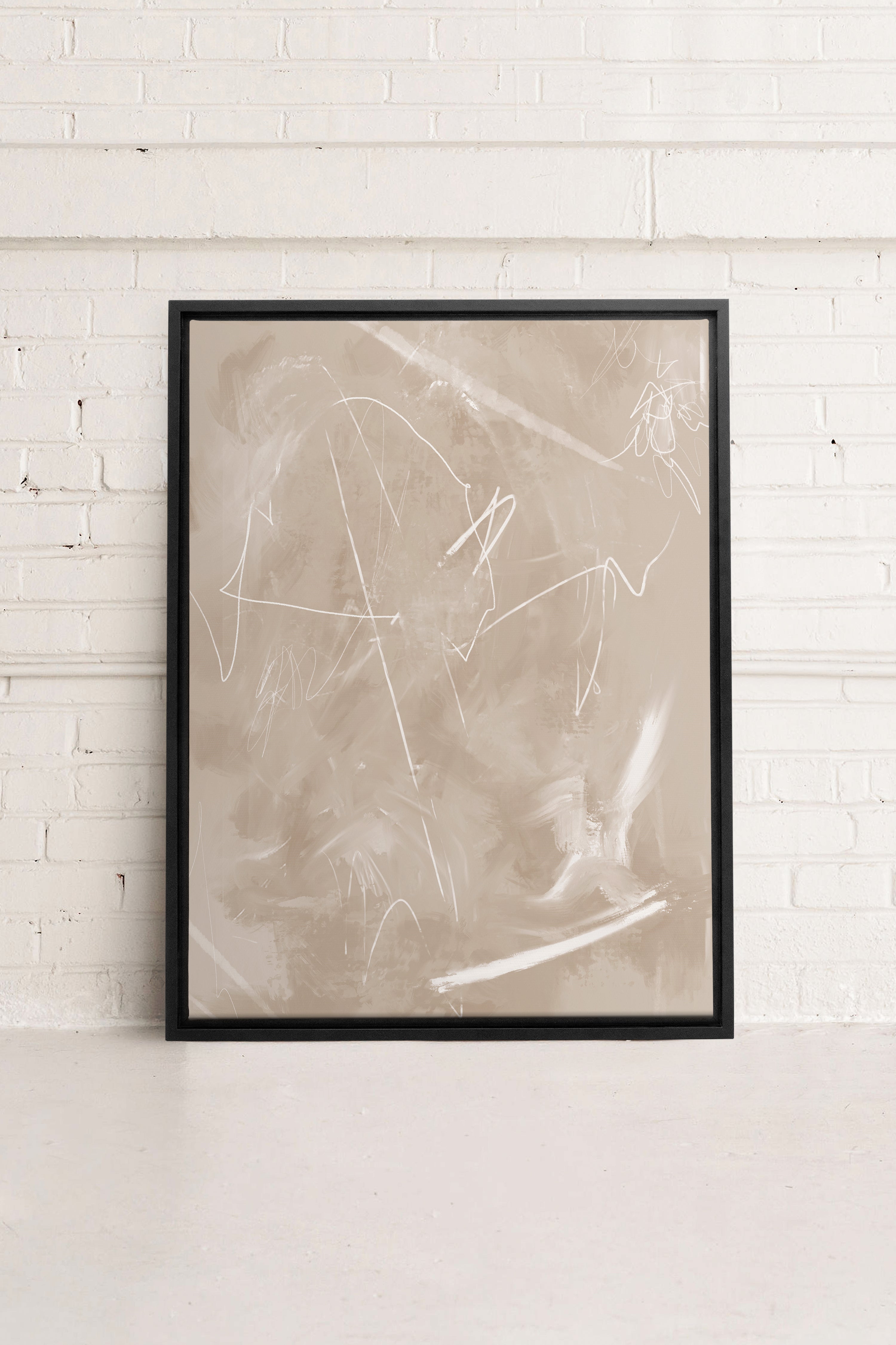 SABLE ÉTOILÉ, Oeuvre sur toile étirée