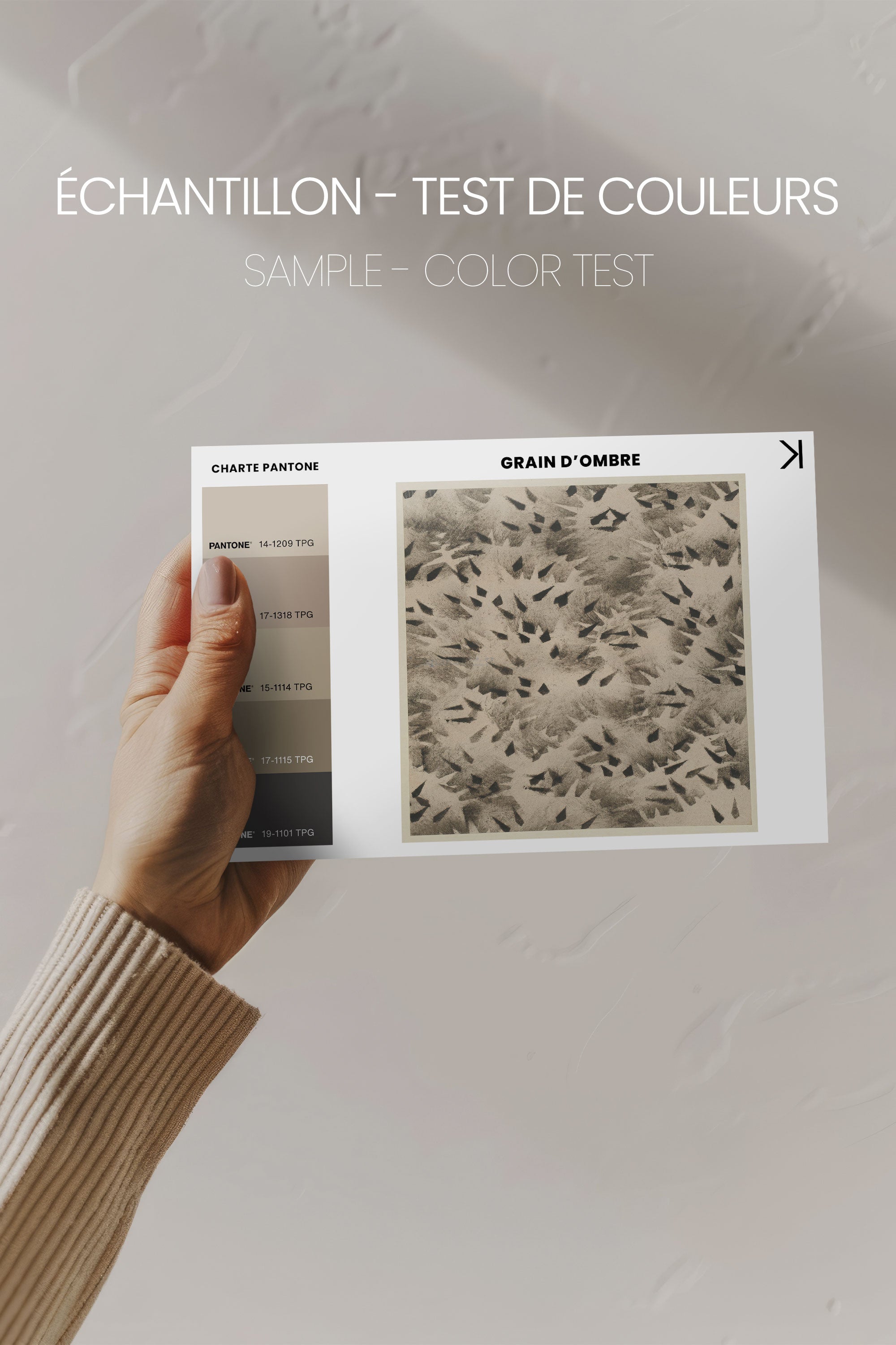 GRAIN D'OMBRE, Oeuvre sur toile étirée