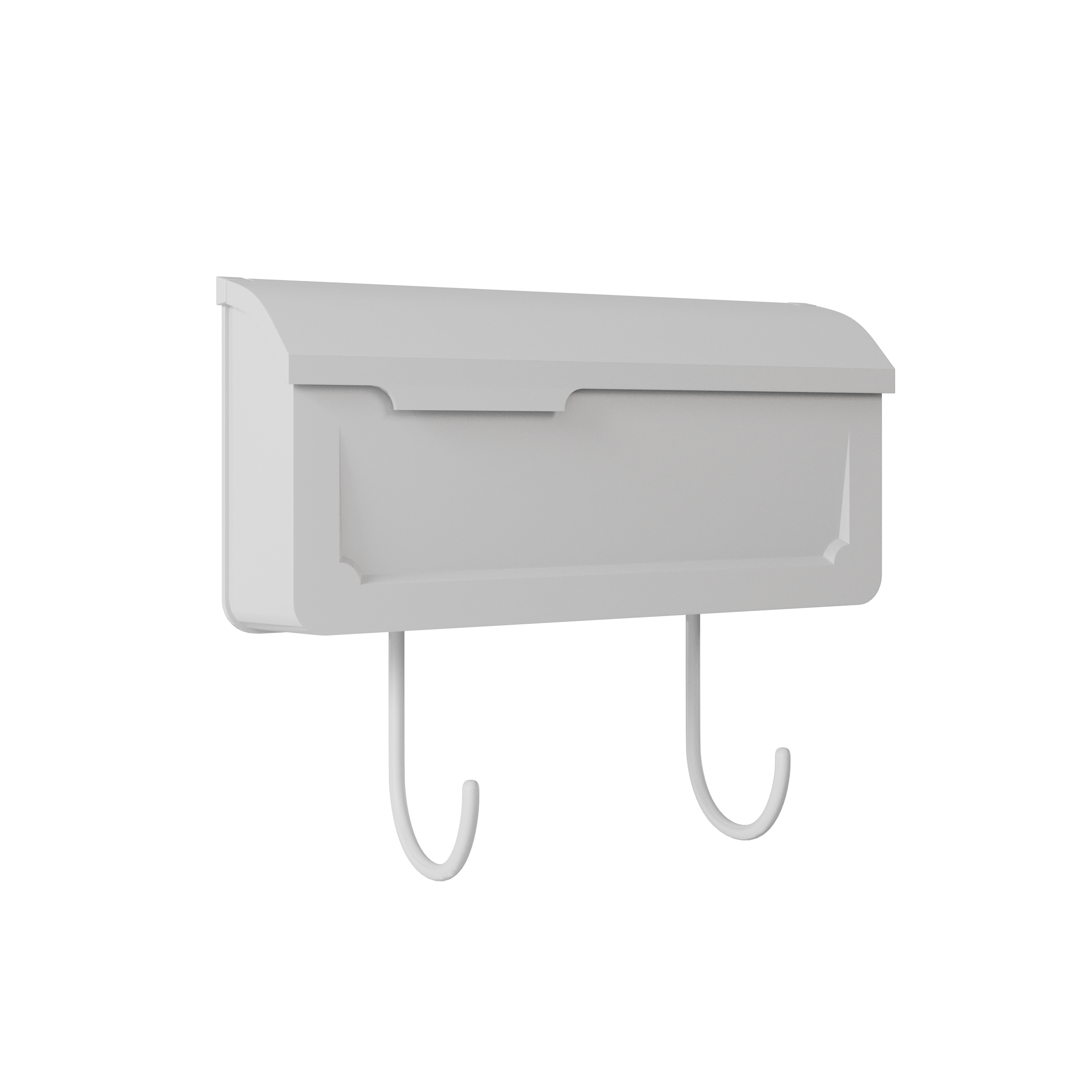 Florence 1791 | Horizontal mailbox with hooks | Made in Quebec