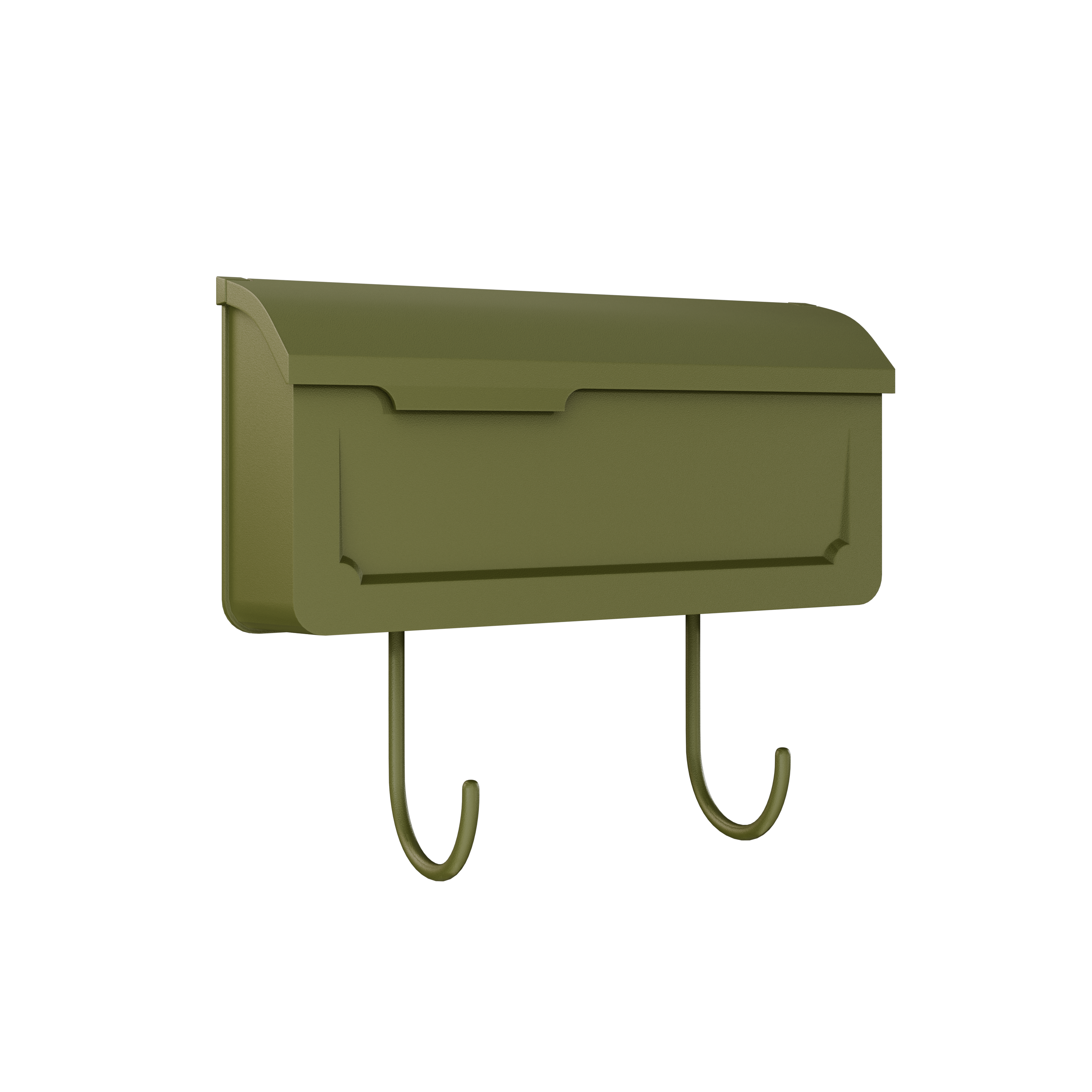 Florence 1791 | Horizontal mailbox with hooks | Made in Quebec