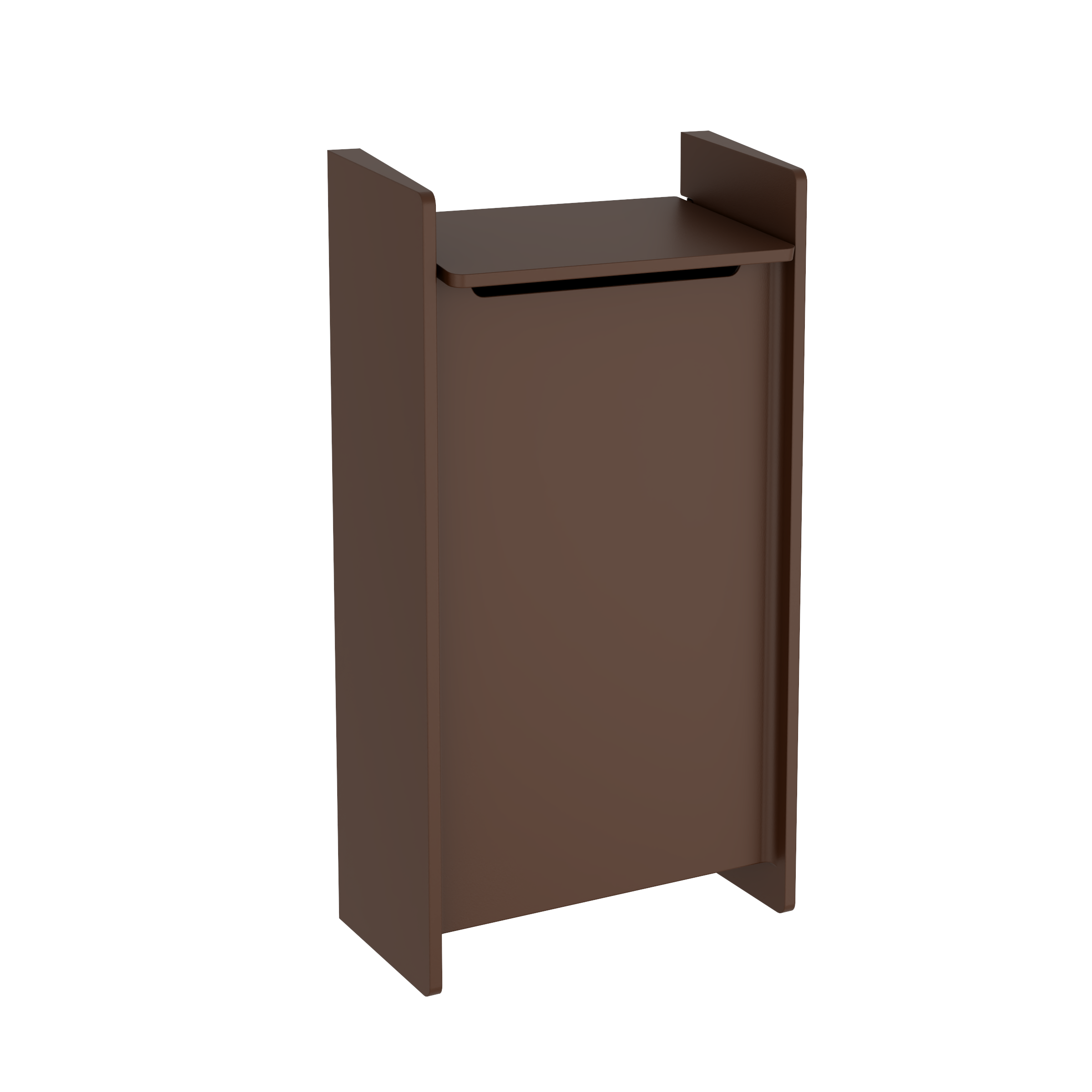 Cast 1793 | Vertical wall-mounted mailbox | Cast aluminum | Made in Quebec