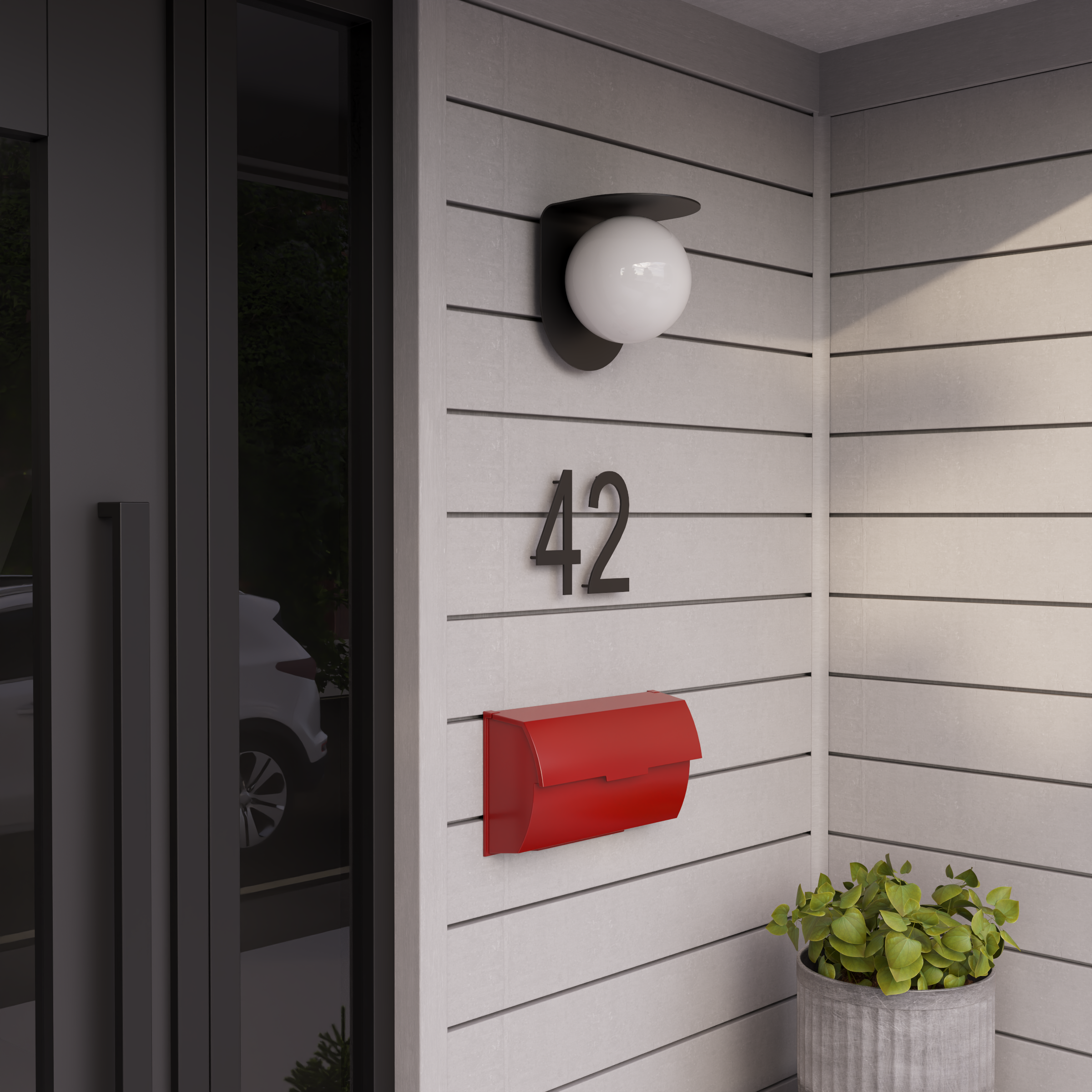 Oxford 1796 | Horizontal mailbox | Minimalist design | Made in Quebec
