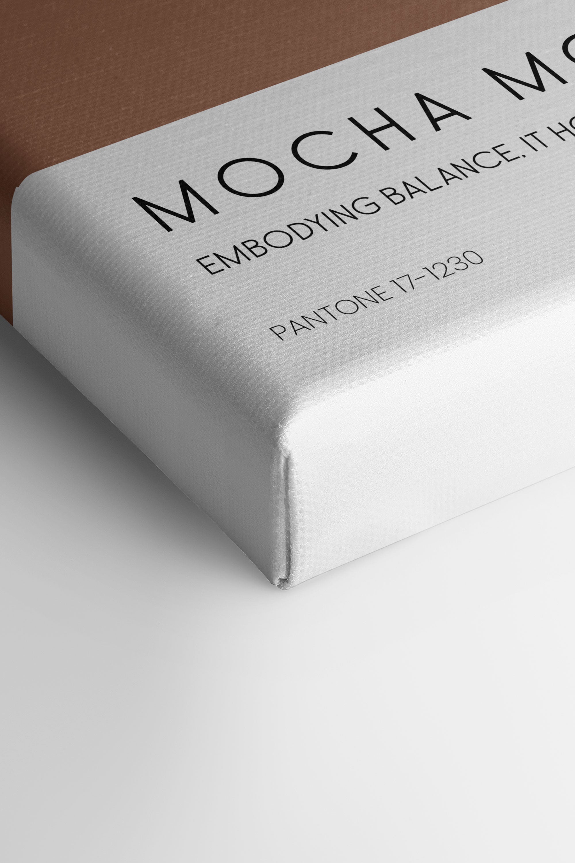 MOCHA MOUSSE, Oeuvre sur toile étirée