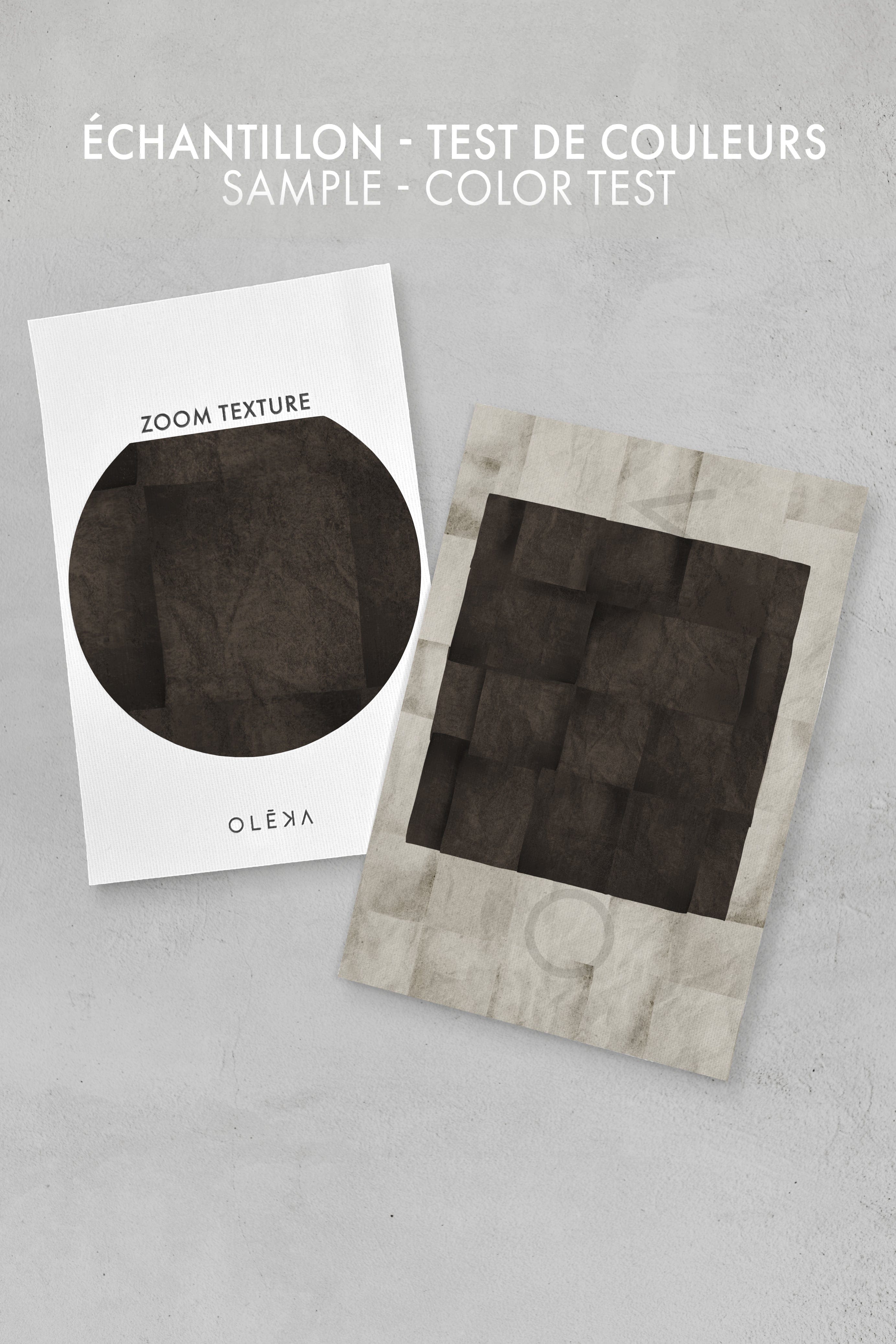 GENESIS, Oeuvre sur toile étirée