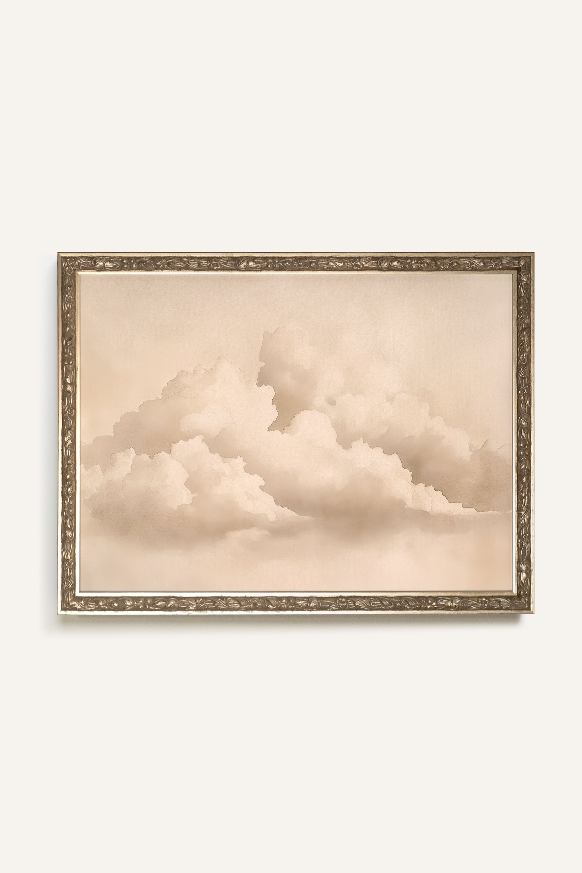 NUAGES DOUILLET, CADRE VINTAGE ARGENT