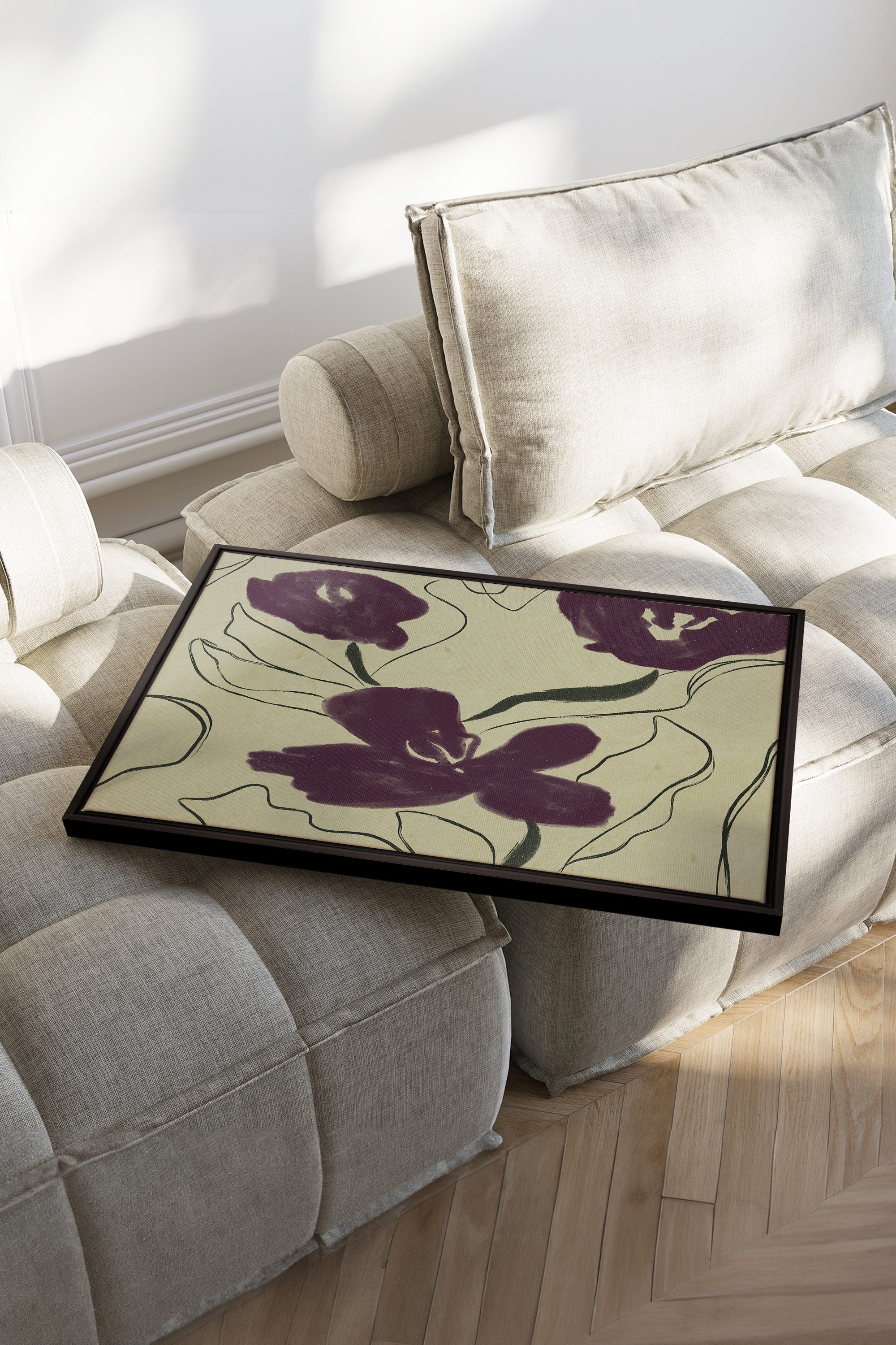 VELVET GARDEN, Oeuvre sur toile étirée