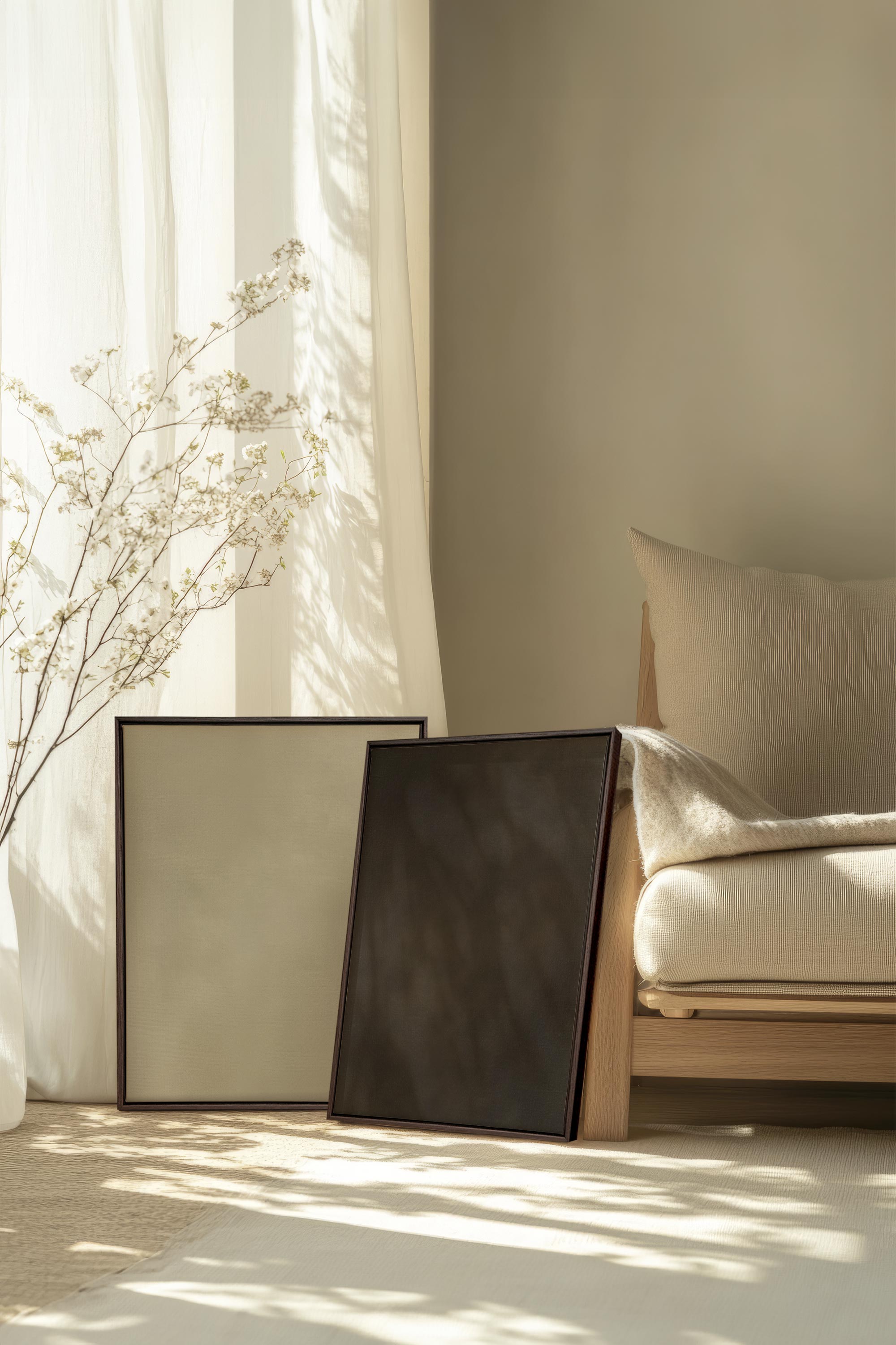 VELVET GLOW DUO (2 Oeuvres sur toile étirée)