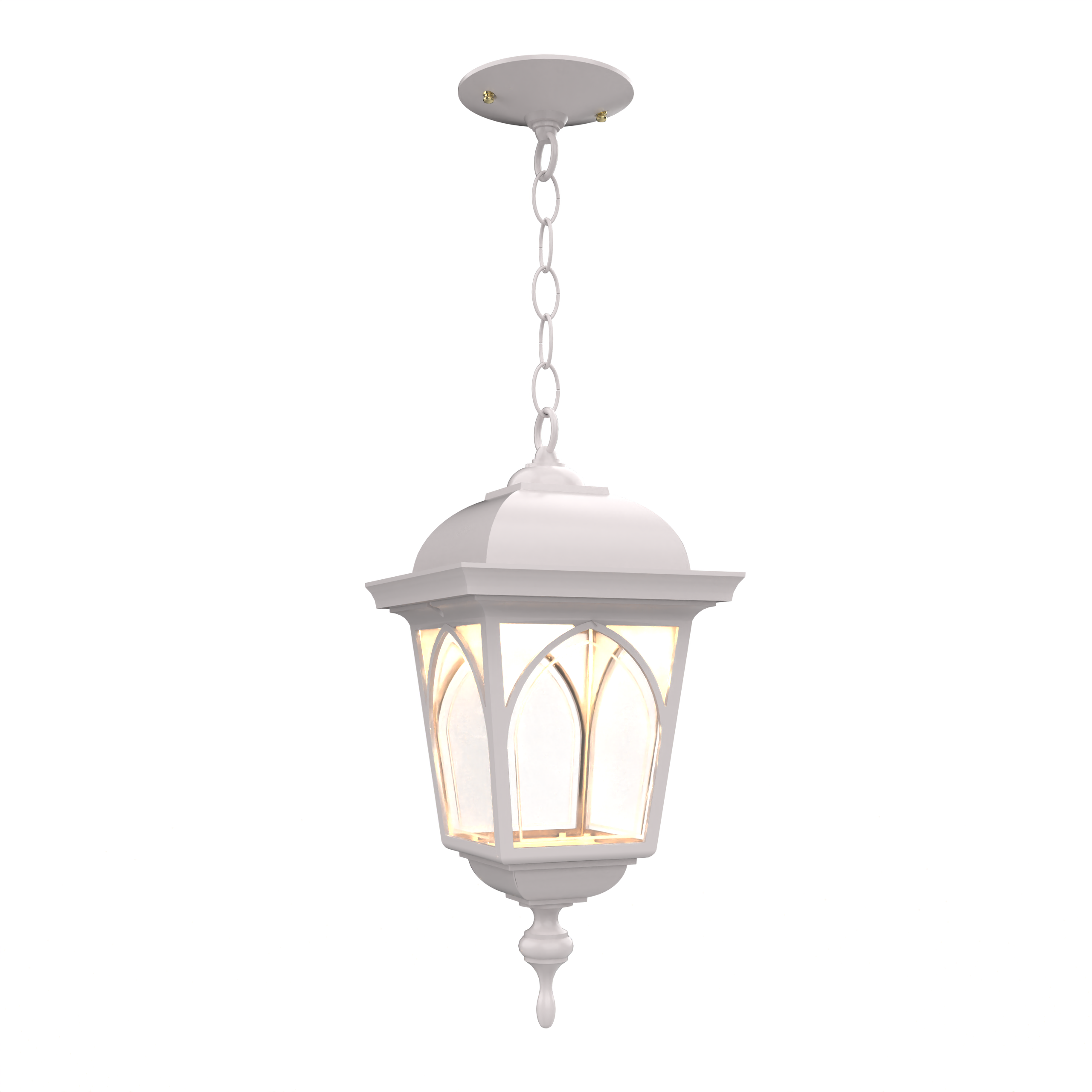 Habitat 21555 | Outdoor Hanging Lantern with Chain | Closed Bottom | Medium Size | SNOC