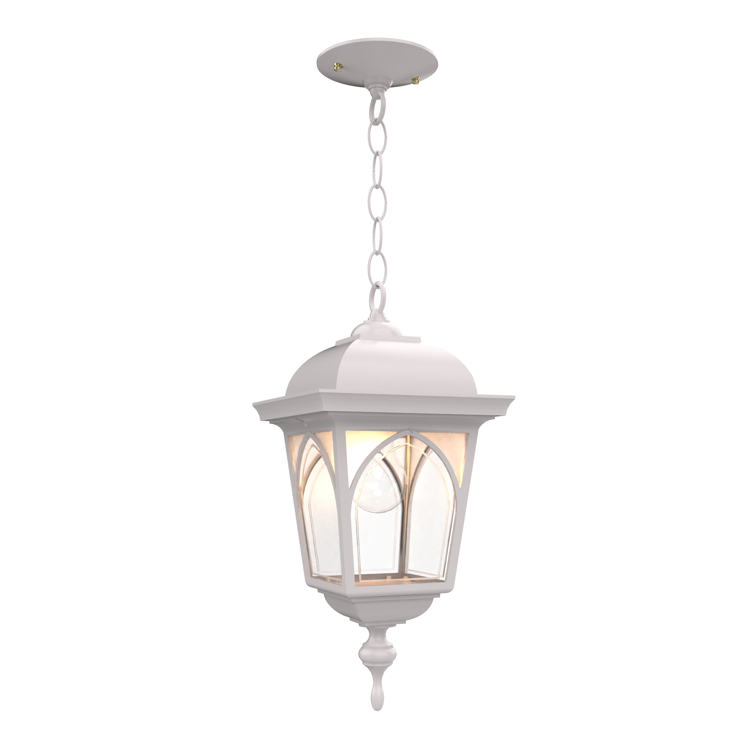 Habitat 21555 | Outdoor Hanging Lantern with Chain | Closed Bottom | Medium Size | SNOC