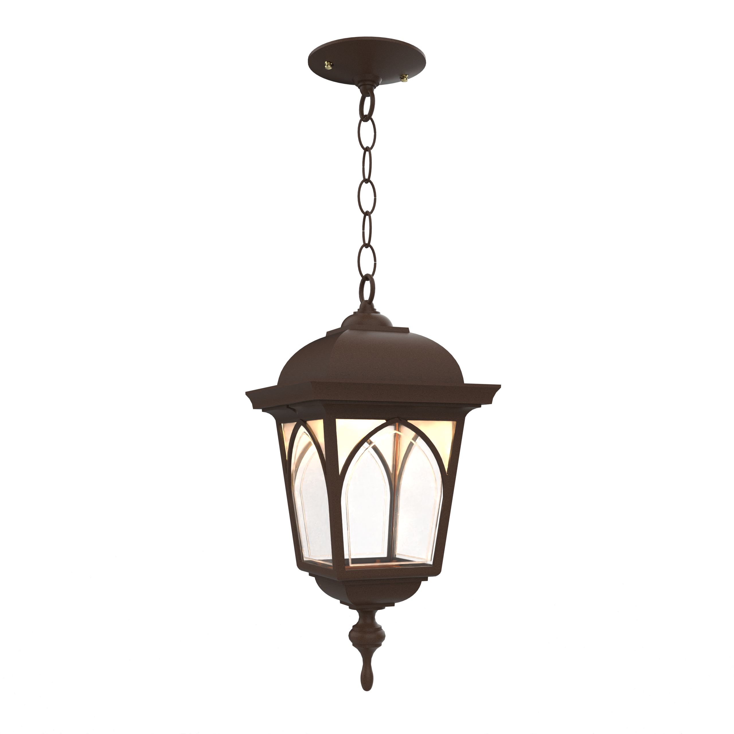 Habitat 21555 | Outdoor Hanging Lantern with Chain | Closed Bottom | Medium Size | SNOC