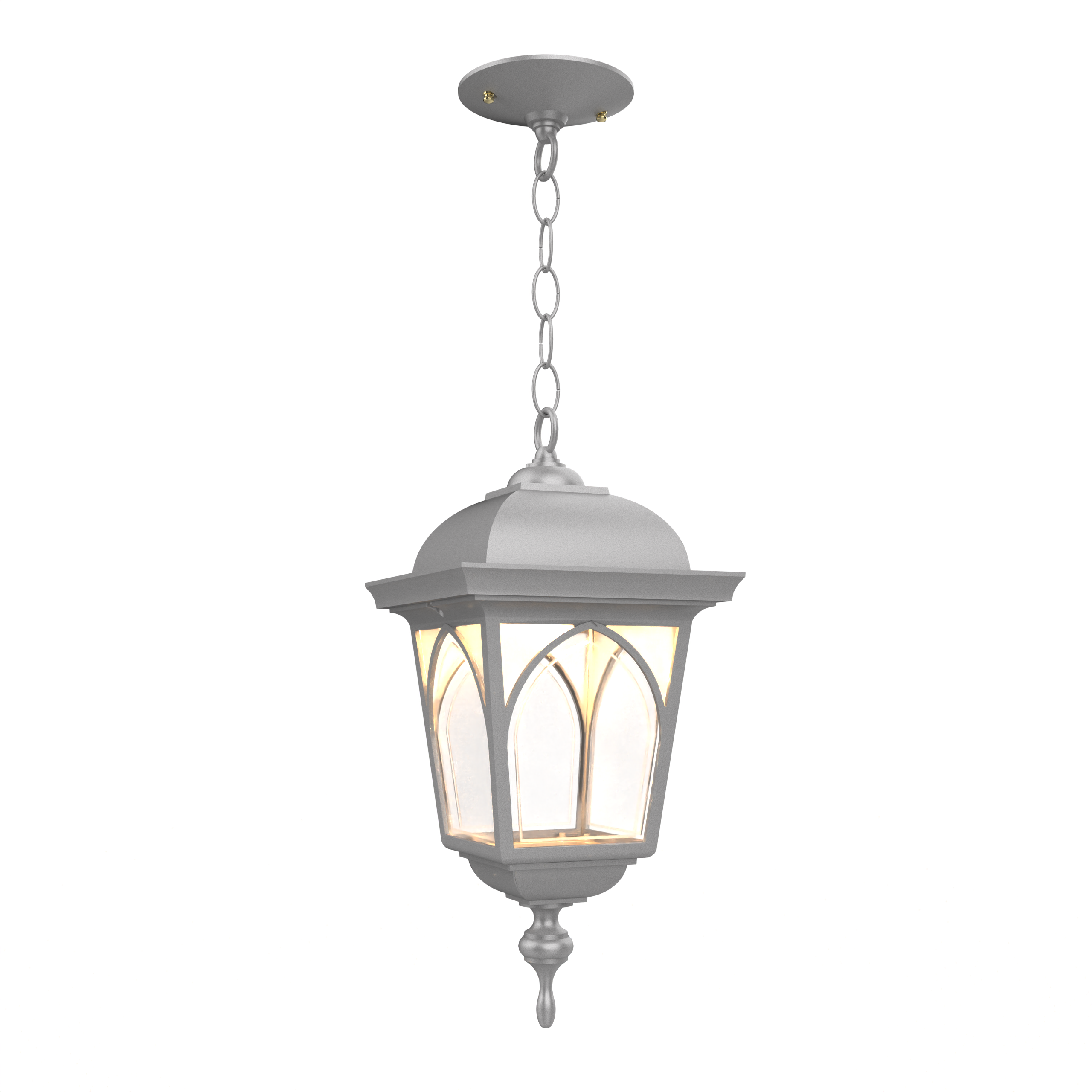 Habitat 21555 | Outdoor Hanging Lantern with Chain | Closed Bottom | Medium Size | SNOC