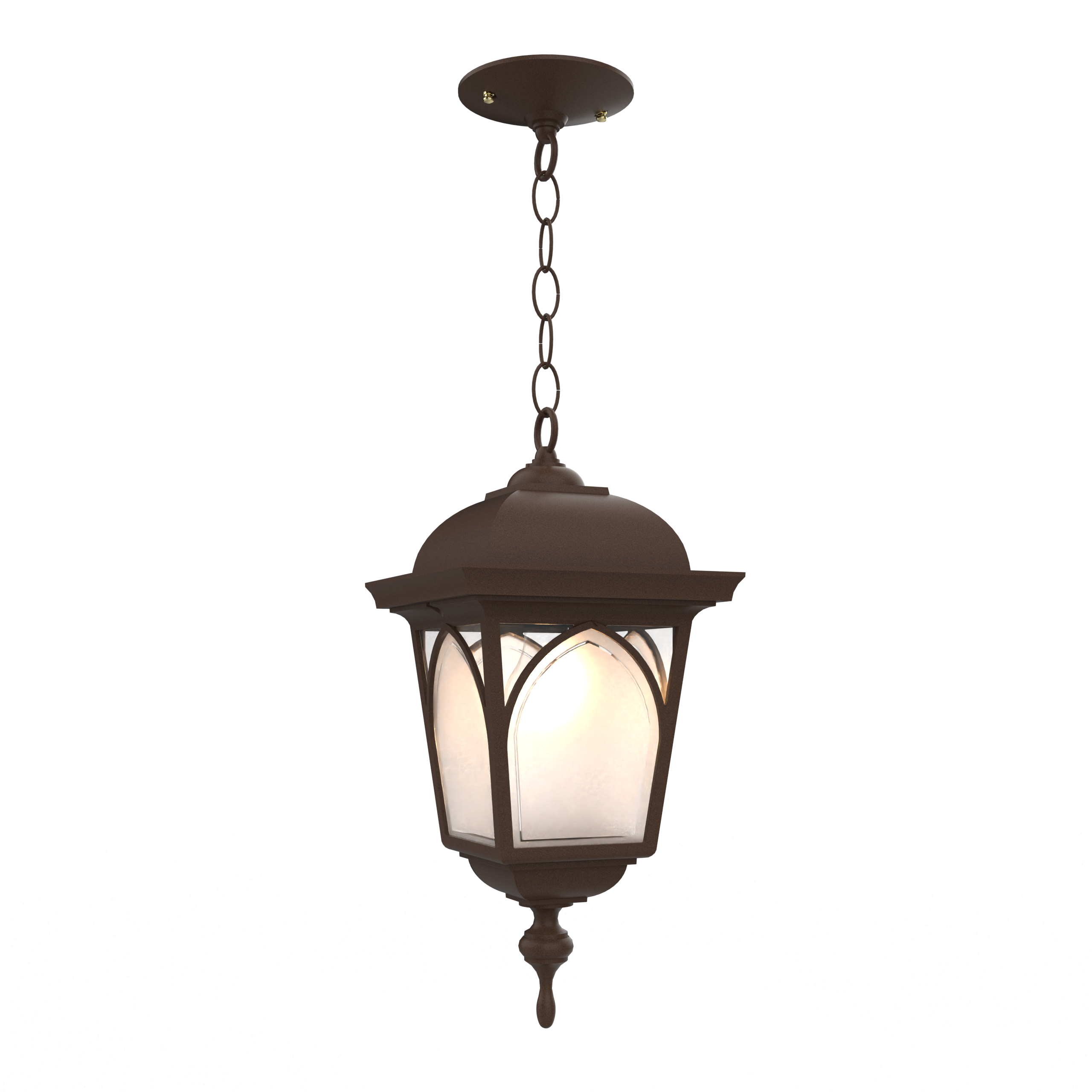 Habitat 21555 | Outdoor Hanging Lantern with Chain | Closed Bottom | Medium Size | SNOC
