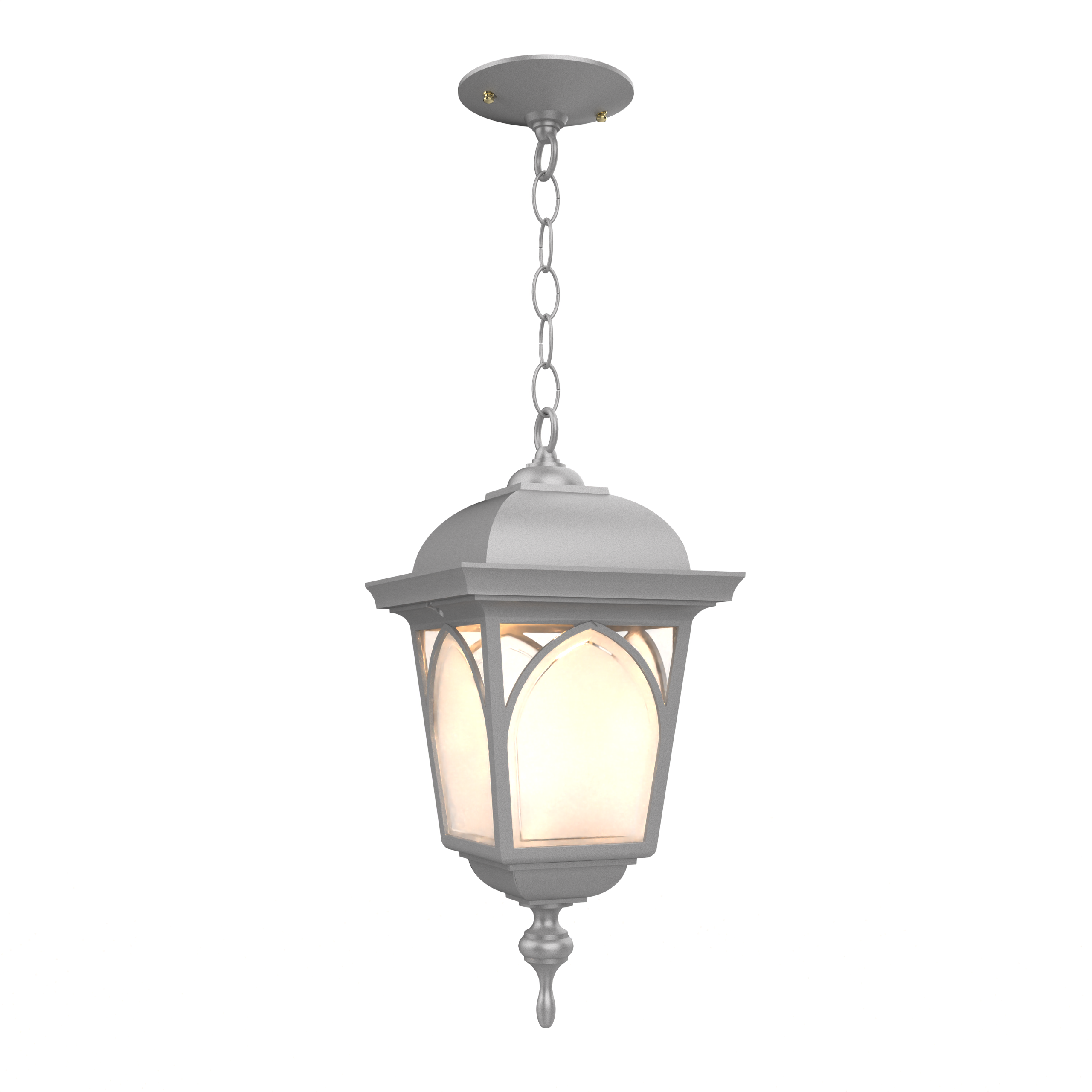 Habitat 21555 | Outdoor Hanging Lantern with Chain | Closed Bottom | Medium Size | SNOC