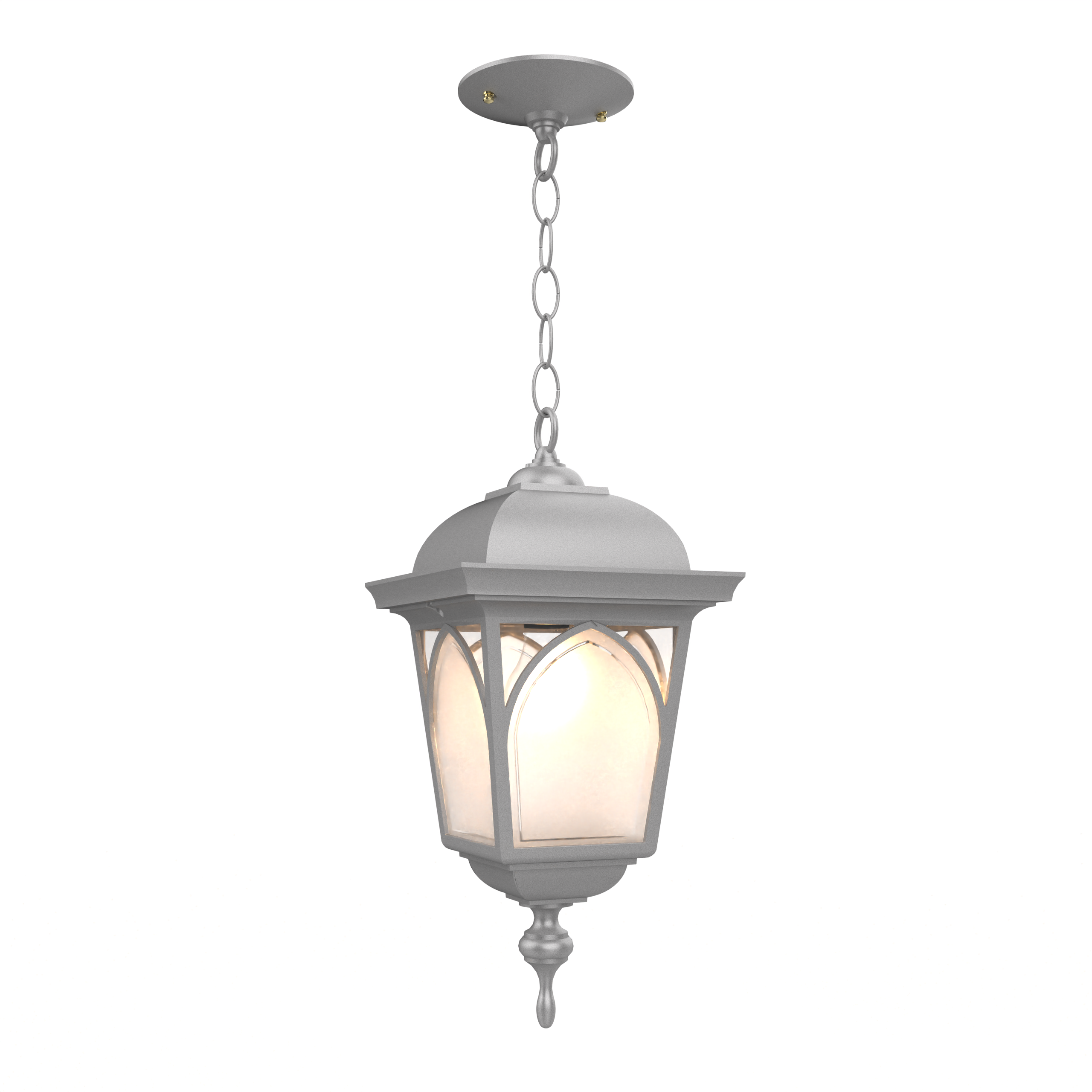 Habitat 21555 | Outdoor Hanging Lantern with Chain | Closed Bottom | Medium Size | SNOC