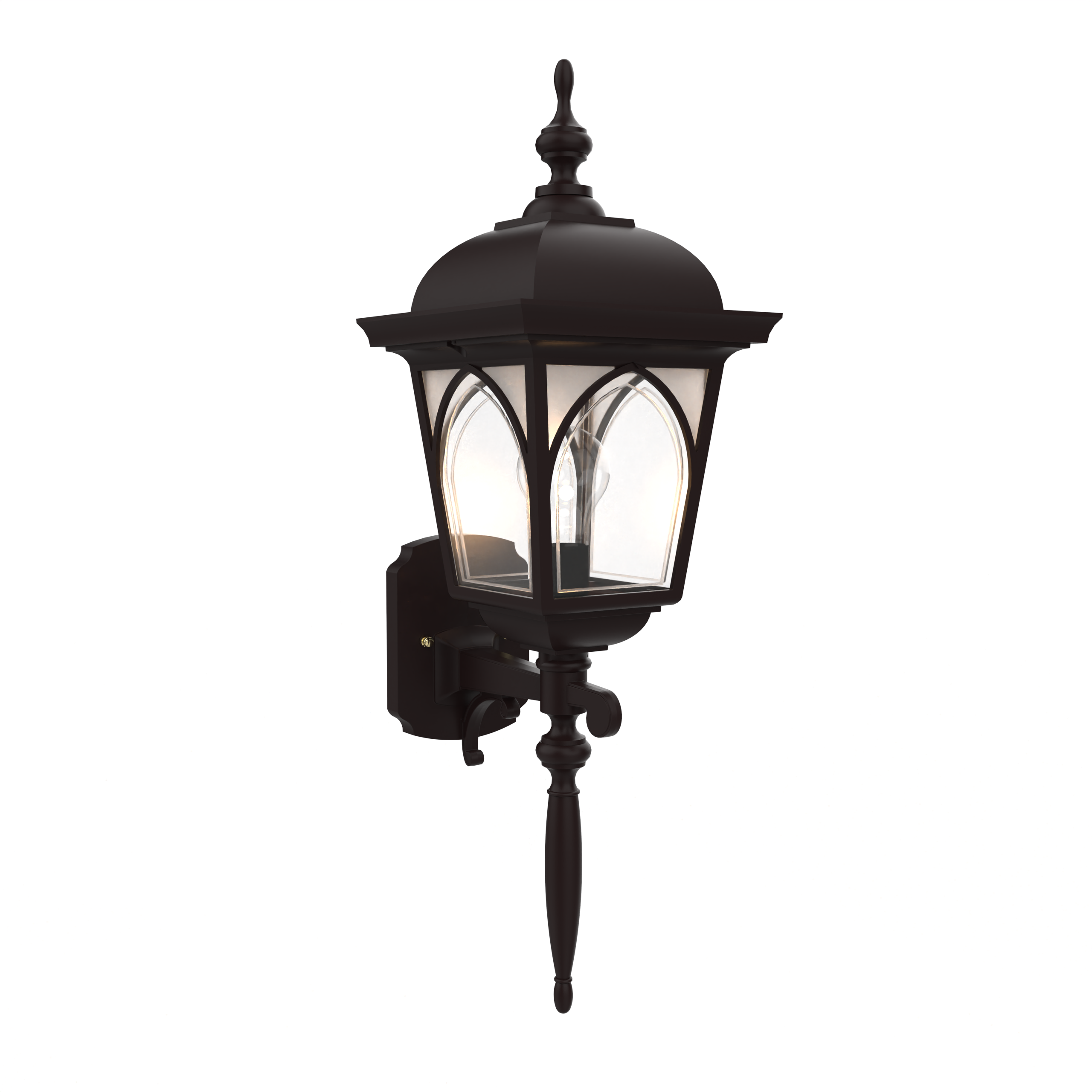 Habitat 21560 | Outdoor Wall Light Upward Mount with Rod | Medium Size | SNOC