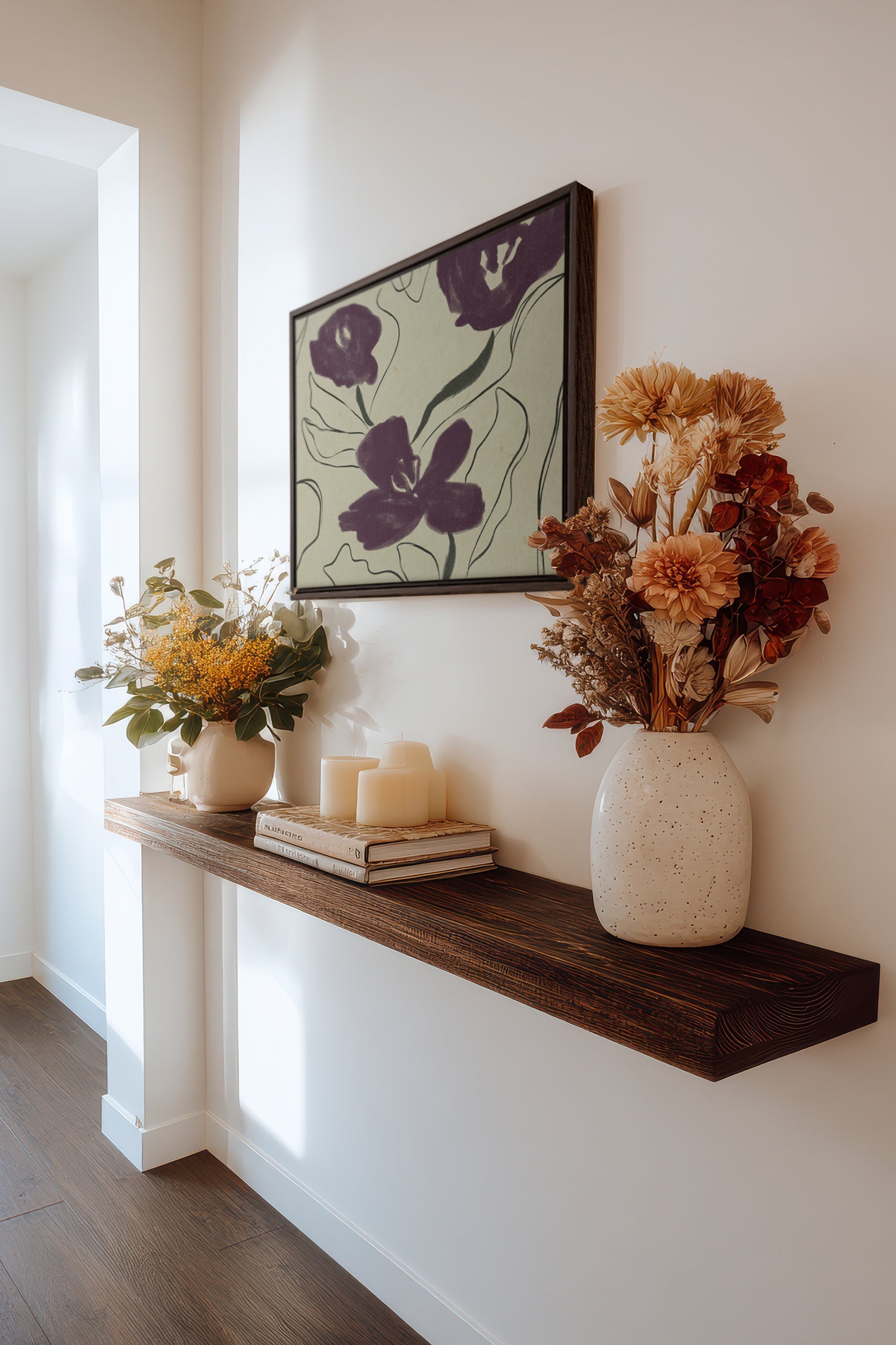 VELVET GARDEN, Oeuvre sur toile étirée