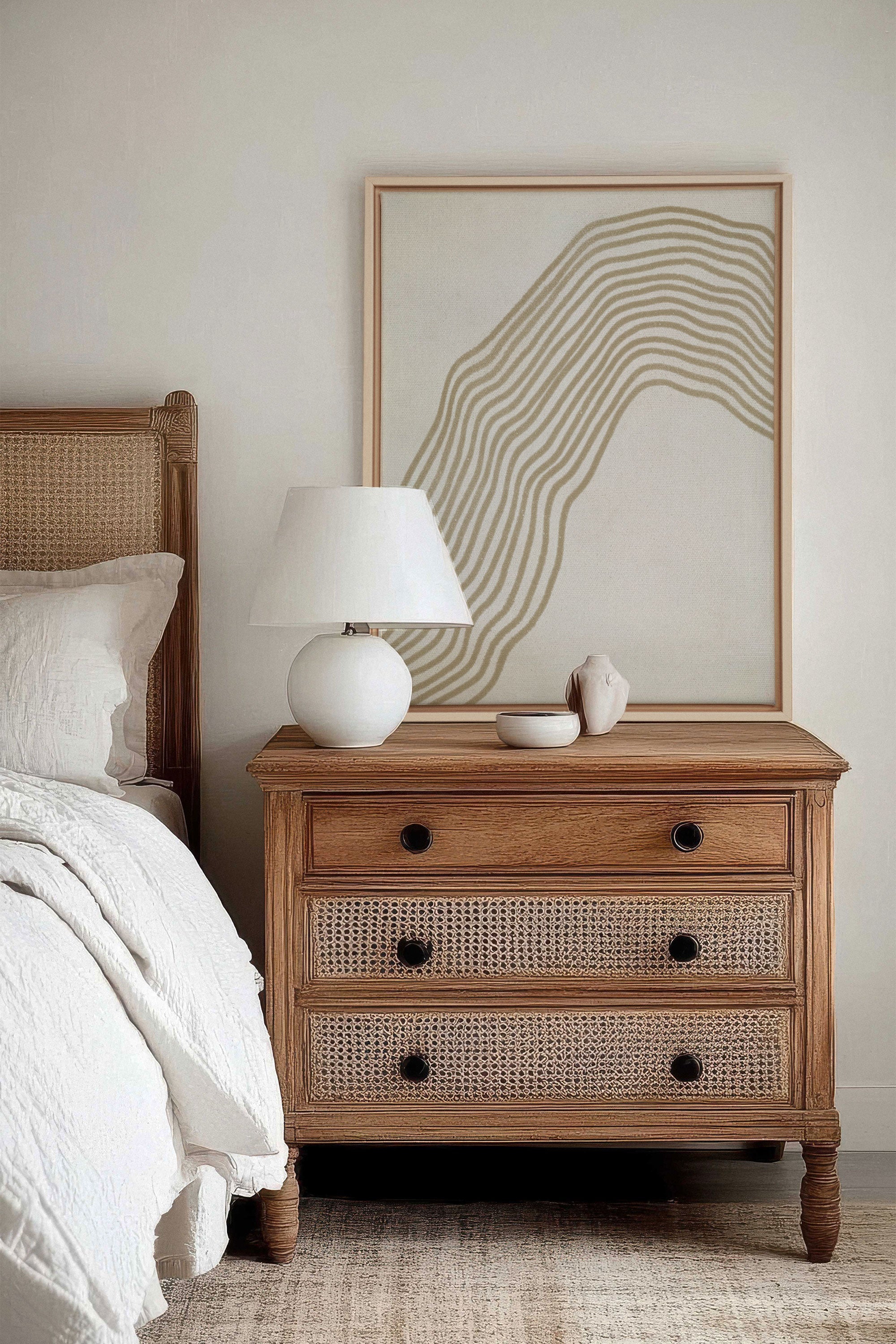 SANDLINES, Oeuvre sur toile étirée