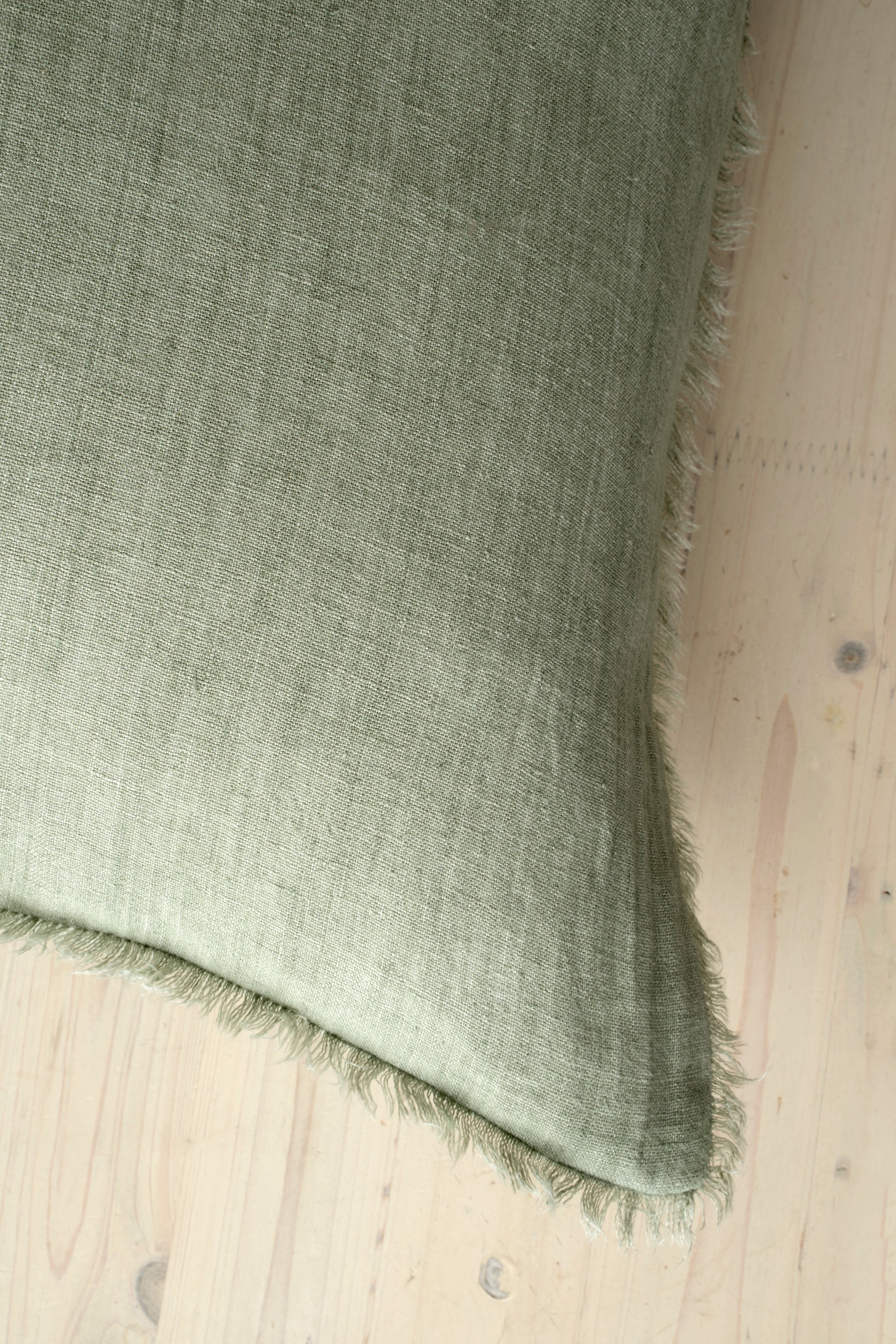 Coussin en Lin Belge Laurel | 60x60 cm | Confectionné à la main