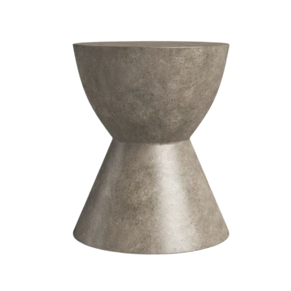 Table d’appoint Roger Terrazzo | Ciment, Blanc ou Noir