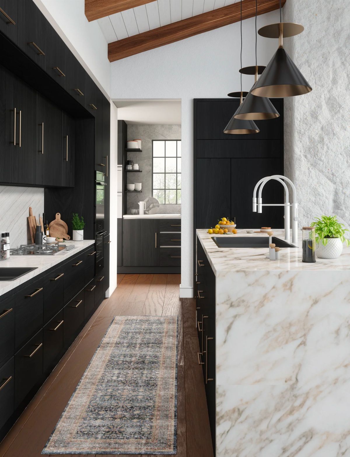 Tapis Davina – Bleu Marine Lagoon