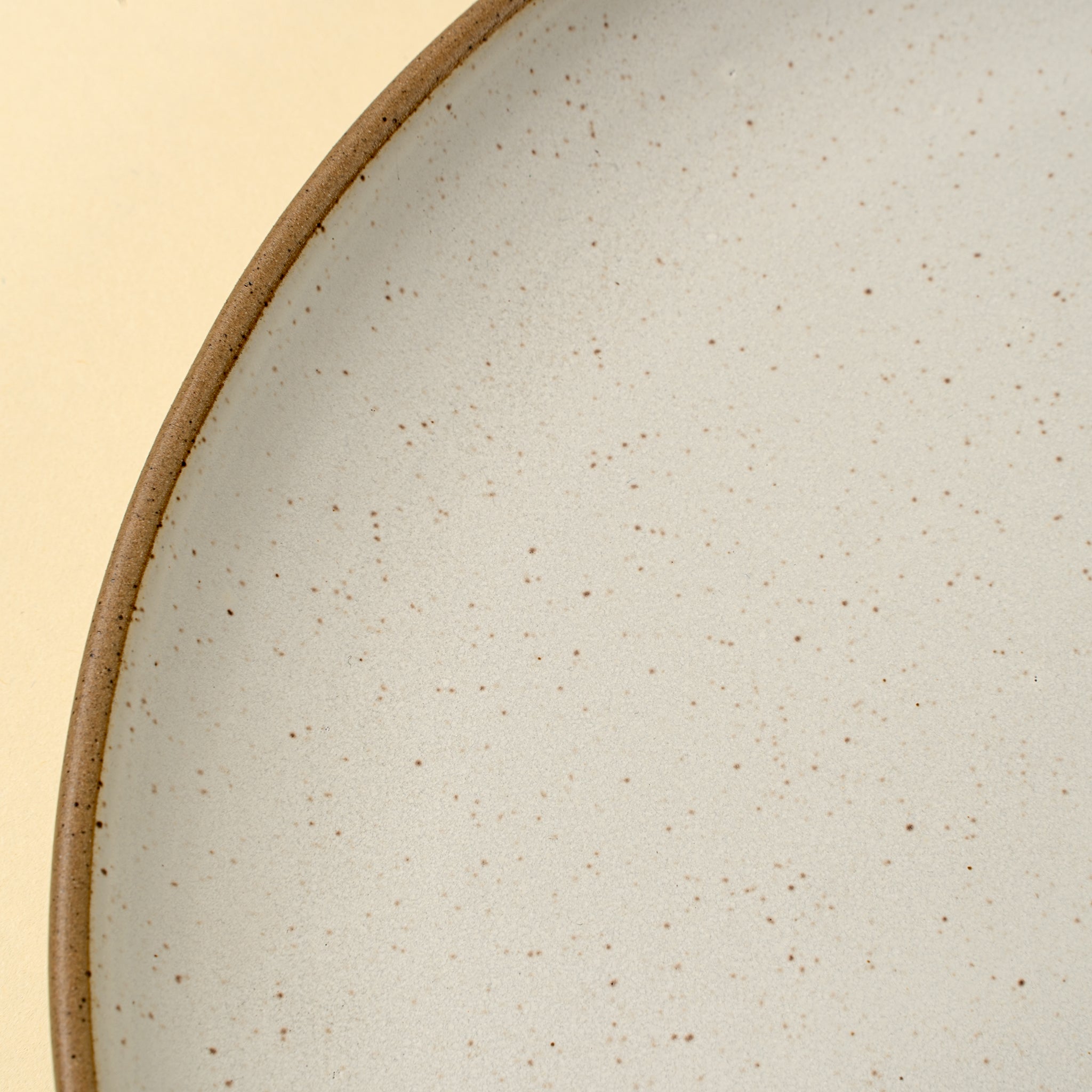 Assiette à Dîner Rowe | Ivoire | Élégance Moderne & Héritage Artisanal