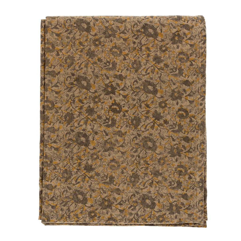 Nappe Lakshmi à Motif Imprimé à la Main | Lin et Coton