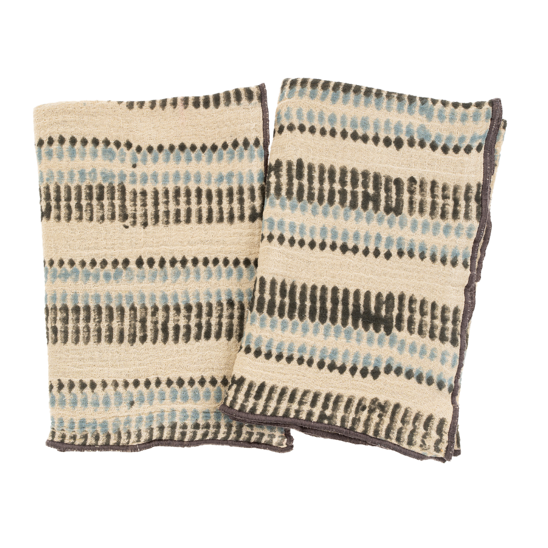 Linges à vaisselle Ishita fait à la main | Ensemble de 2 | Coton biologique