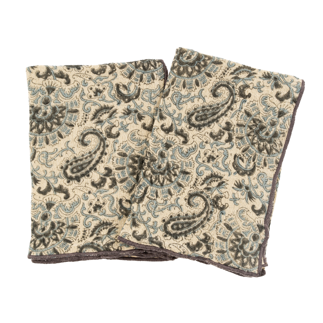 Linges à vaisselle Marin fait à la main | Ensemble de 2 | Coton biologique