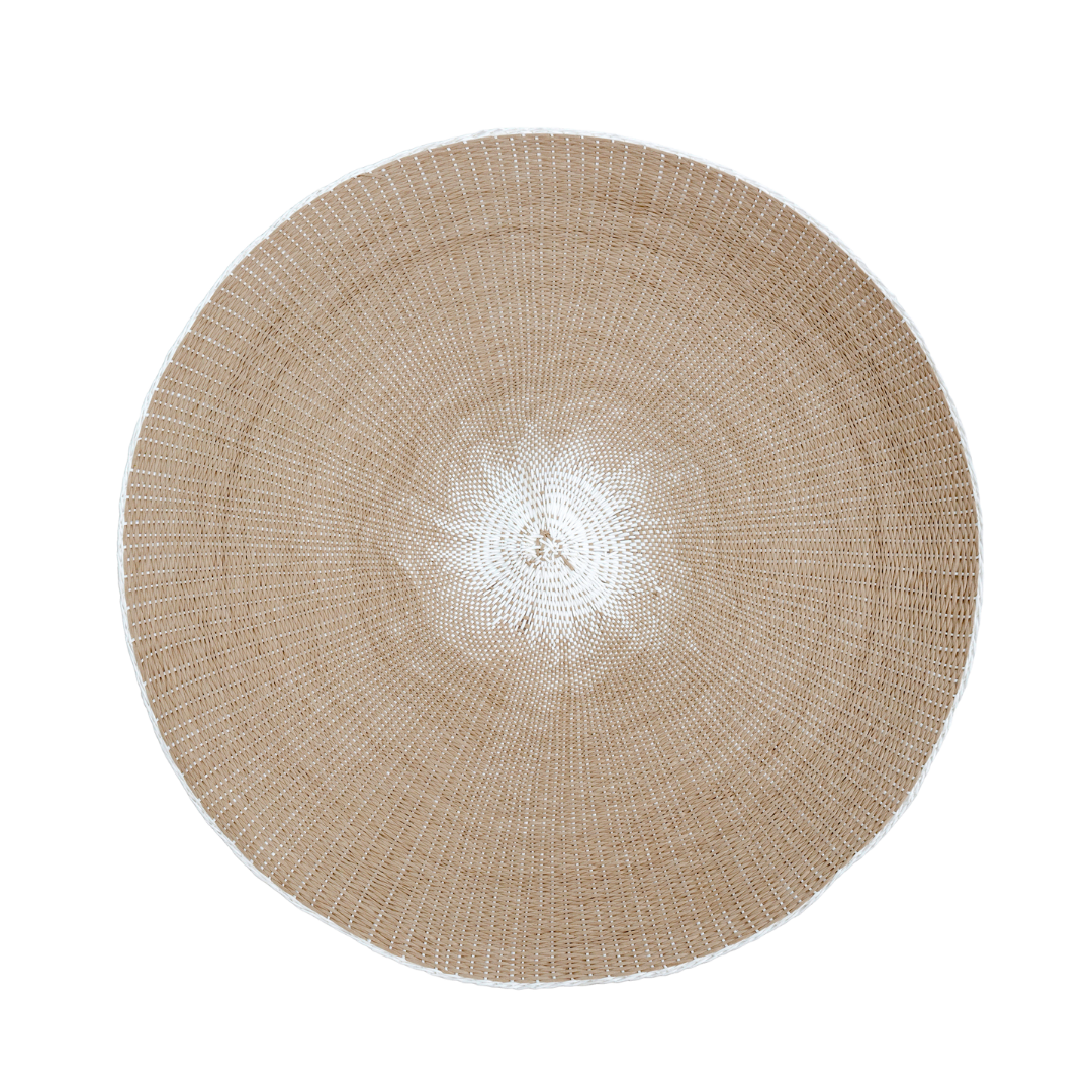 Napperon Willa Tressé à la Main | Taupe