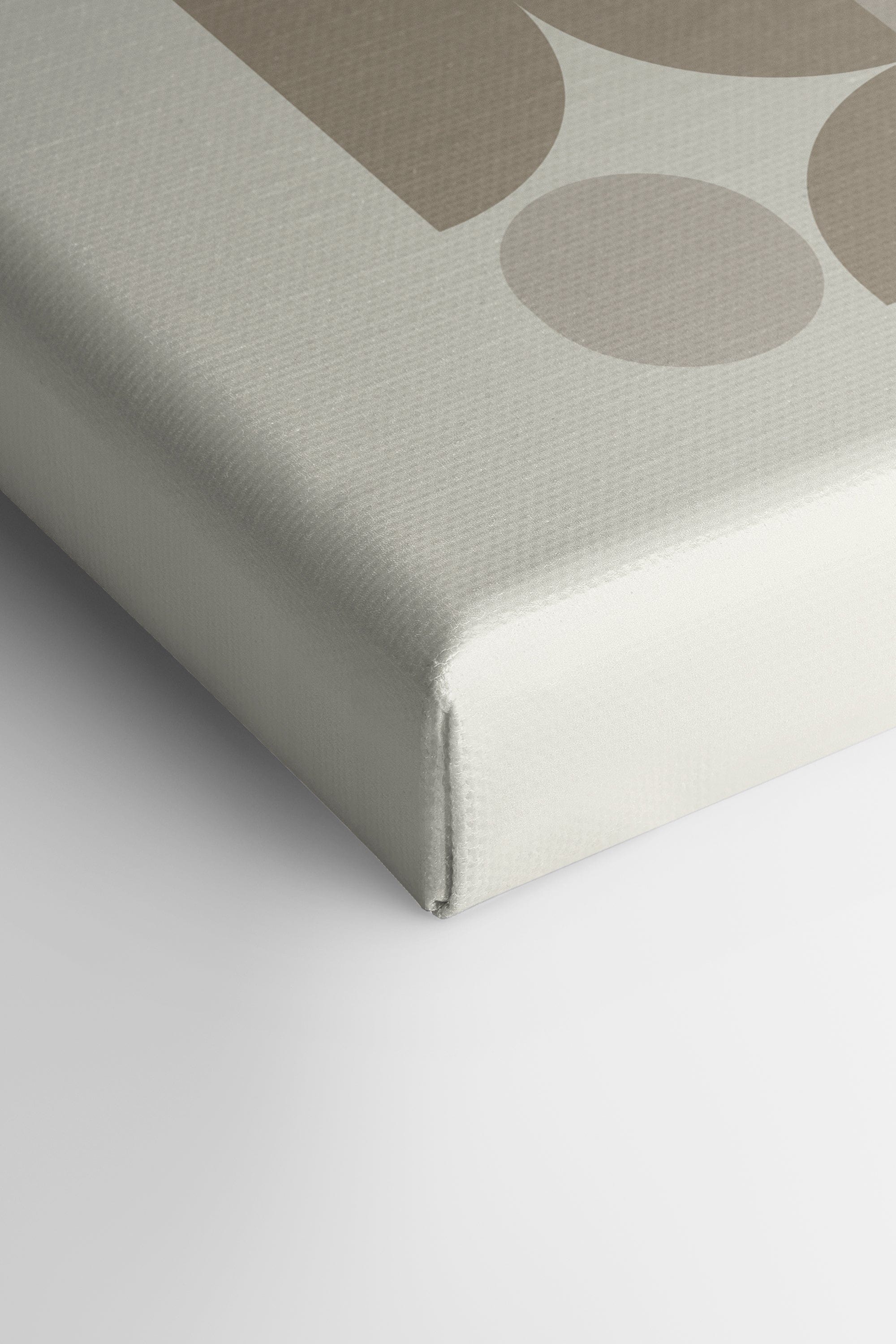 Round sculptures, toile imprimée